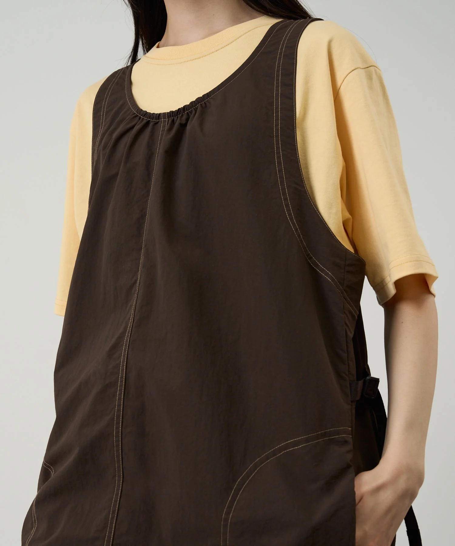 Gramicci Nylon Dress (Chocolate) - Image 7