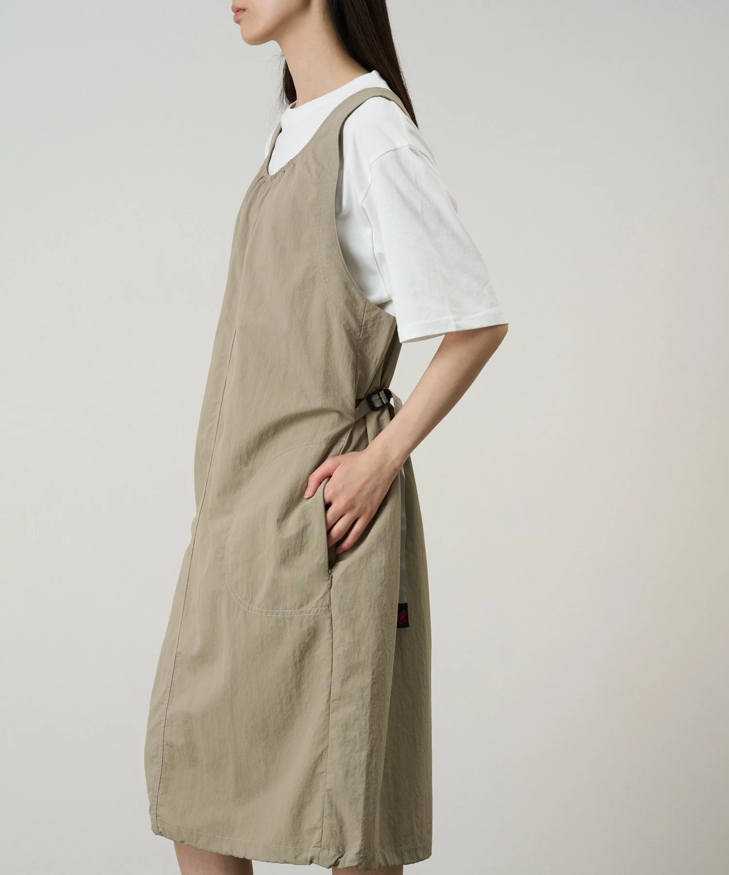 Gramicci Nylon Dress (Milk Tea) - Image 3
