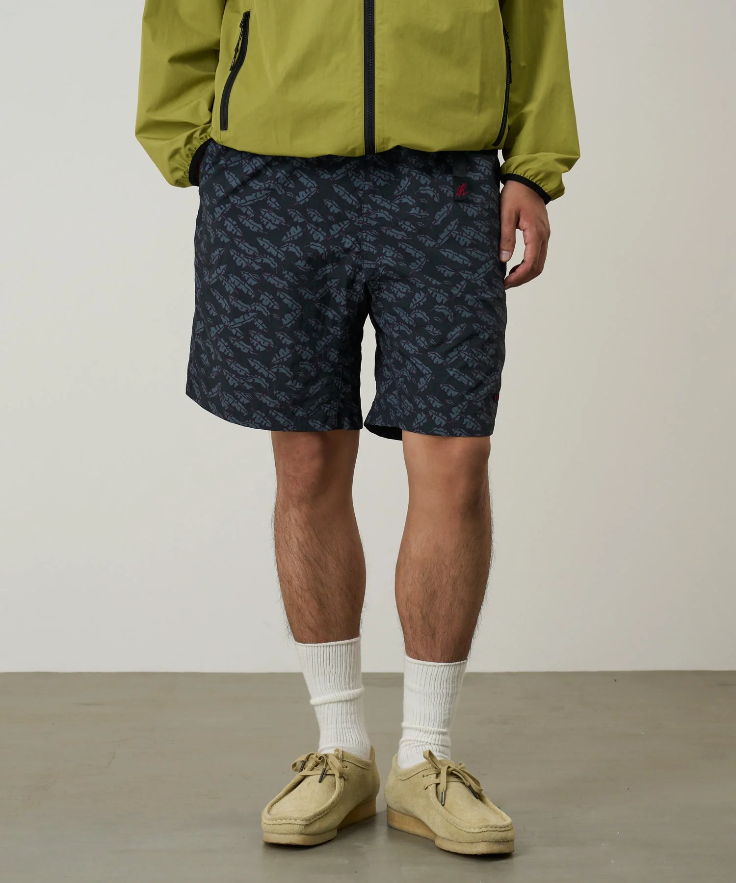Gramicci Nylon Packable G-Shorts (Navy Leaf) - Image 3