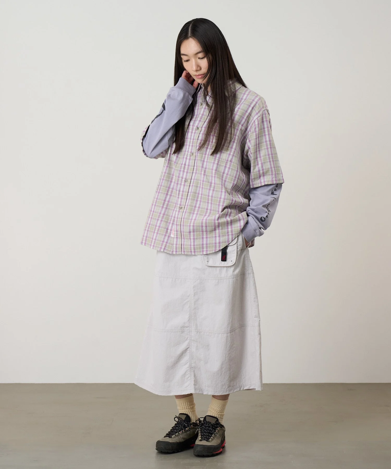 Gramicci Nylon Utility Skirt (Ecru) - Image 4