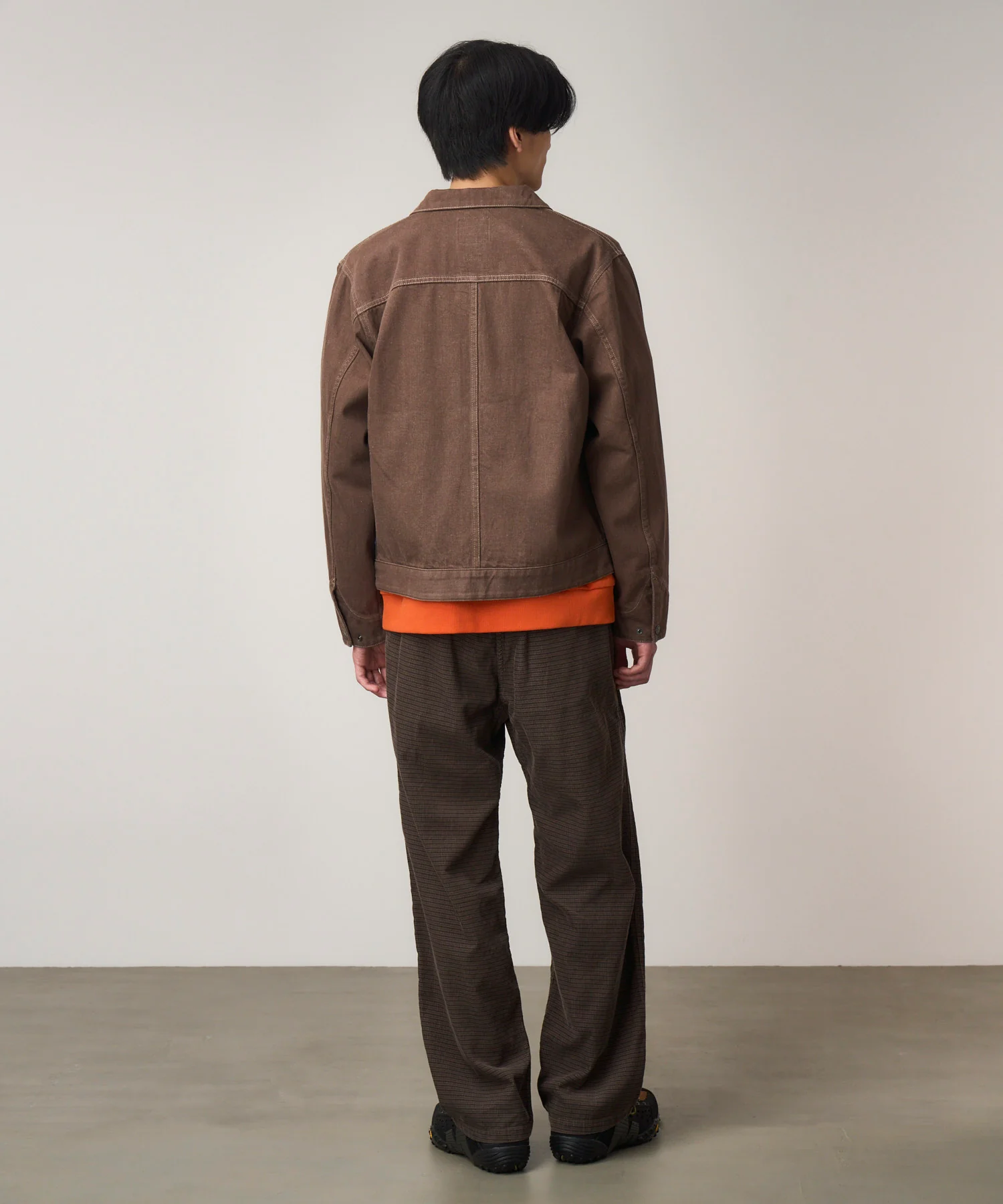 Gramicci O.G. Grid Check Corduroy Jam Pants (Fossil) - Image 5