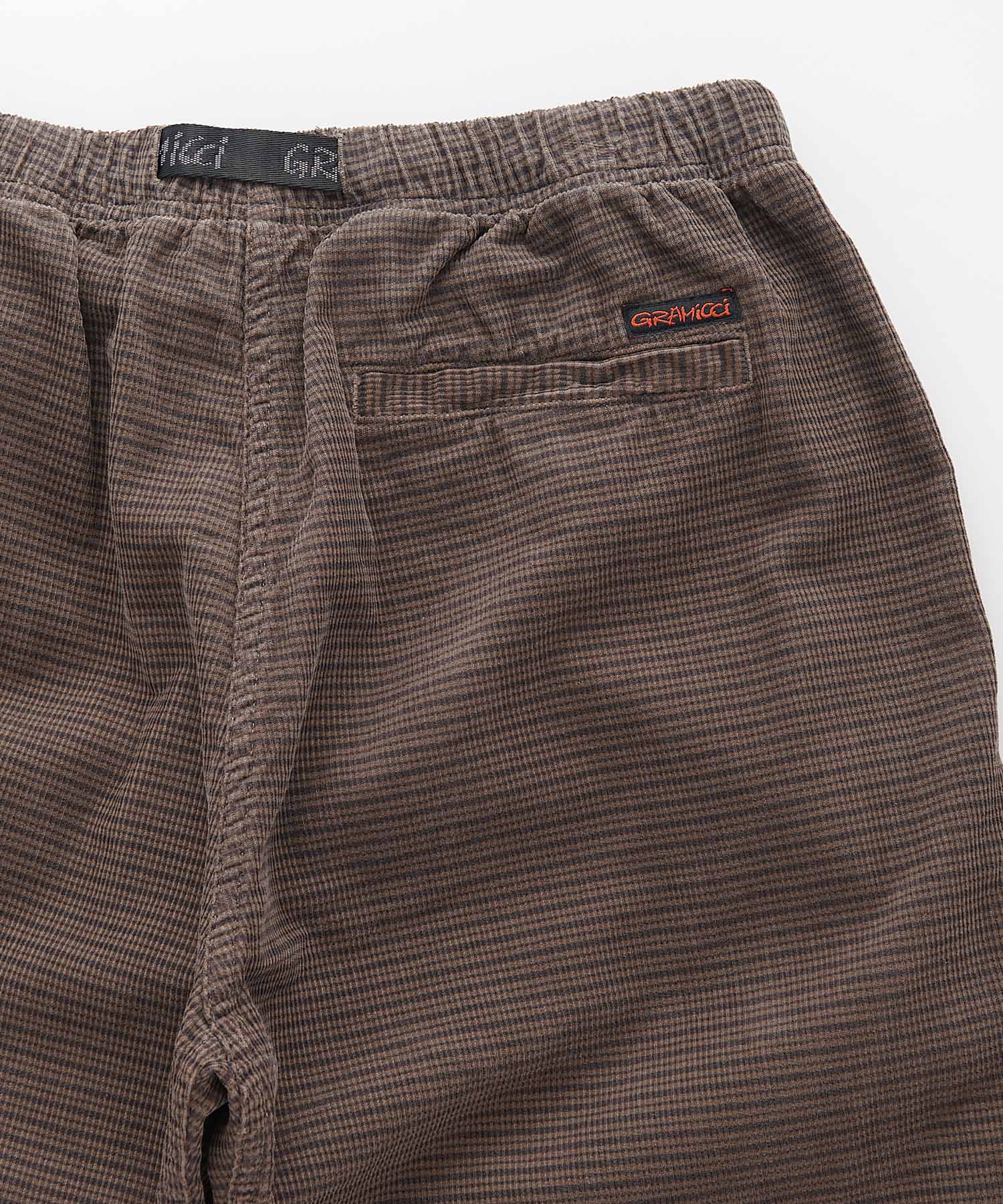 Gramicci O.G. Grid Check Corduroy Jam Pants (Fossil) - Image 9