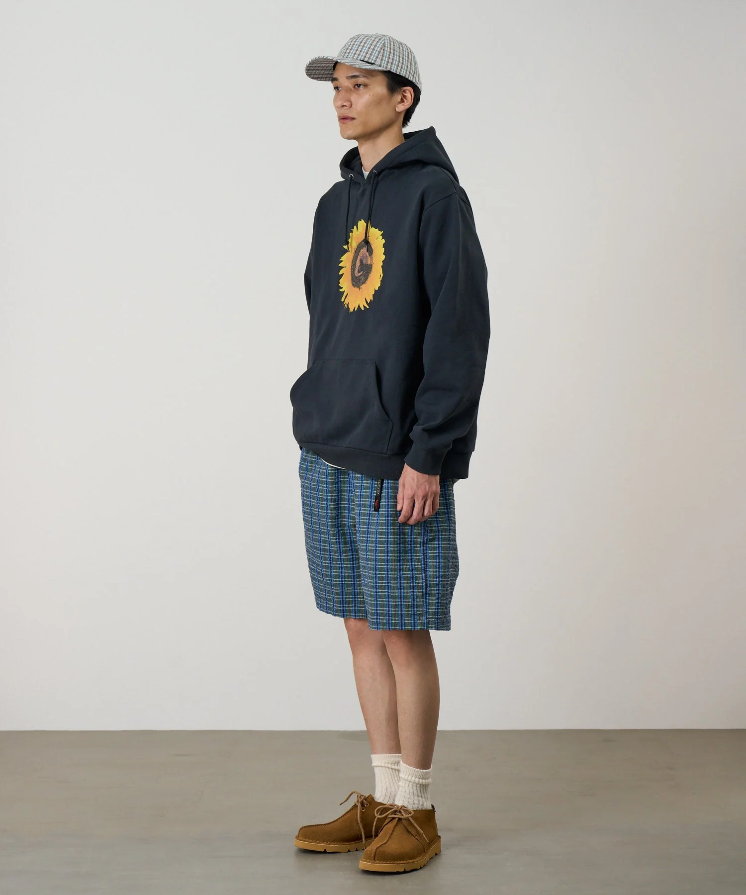 Gramicci O.G. Seersucker G-Shorts (Multi Stripe Plaid) - Image 4