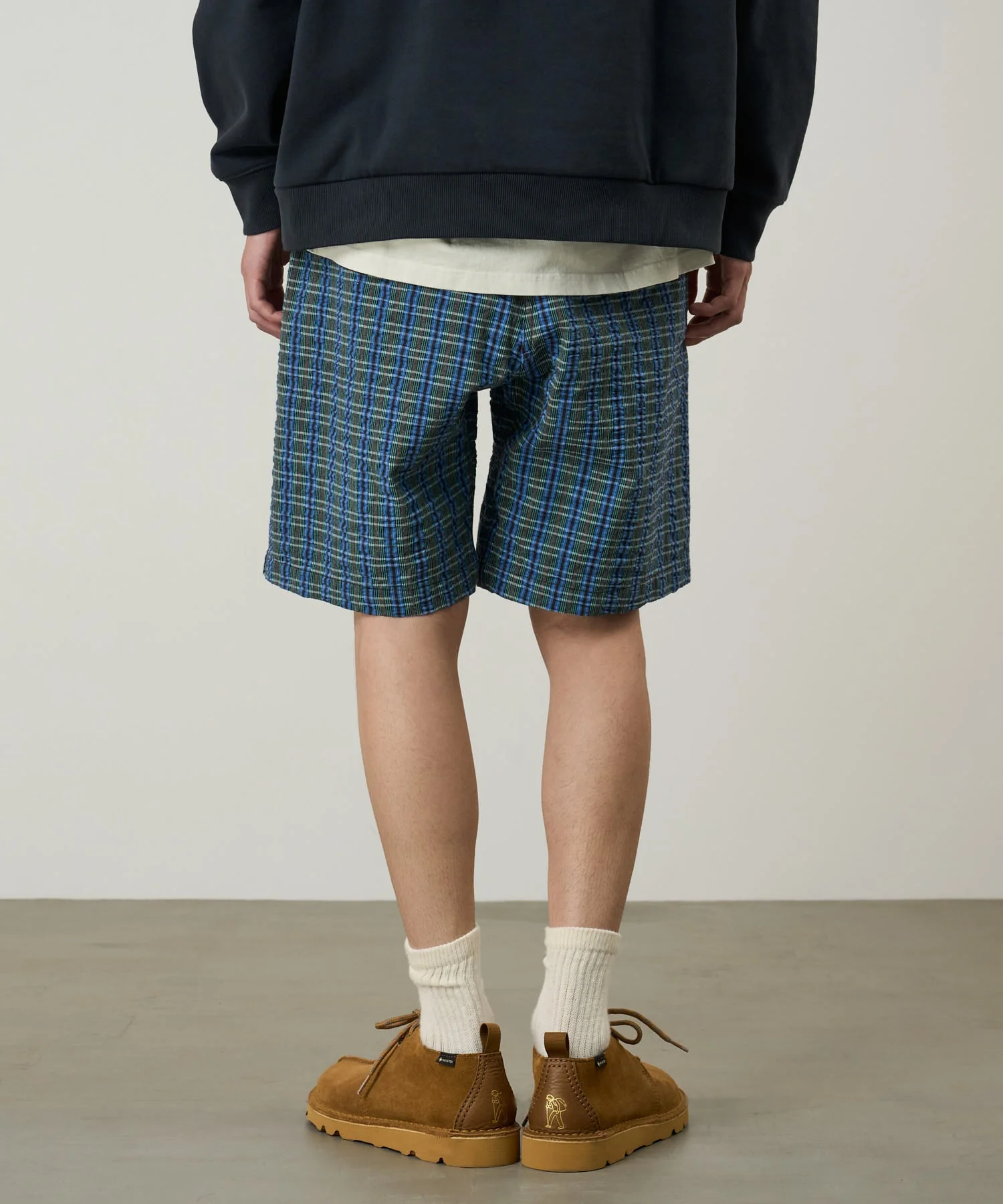 Gramicci O.G. Seersucker G-Shorts (Multi Stripe Plaid) - Image 7