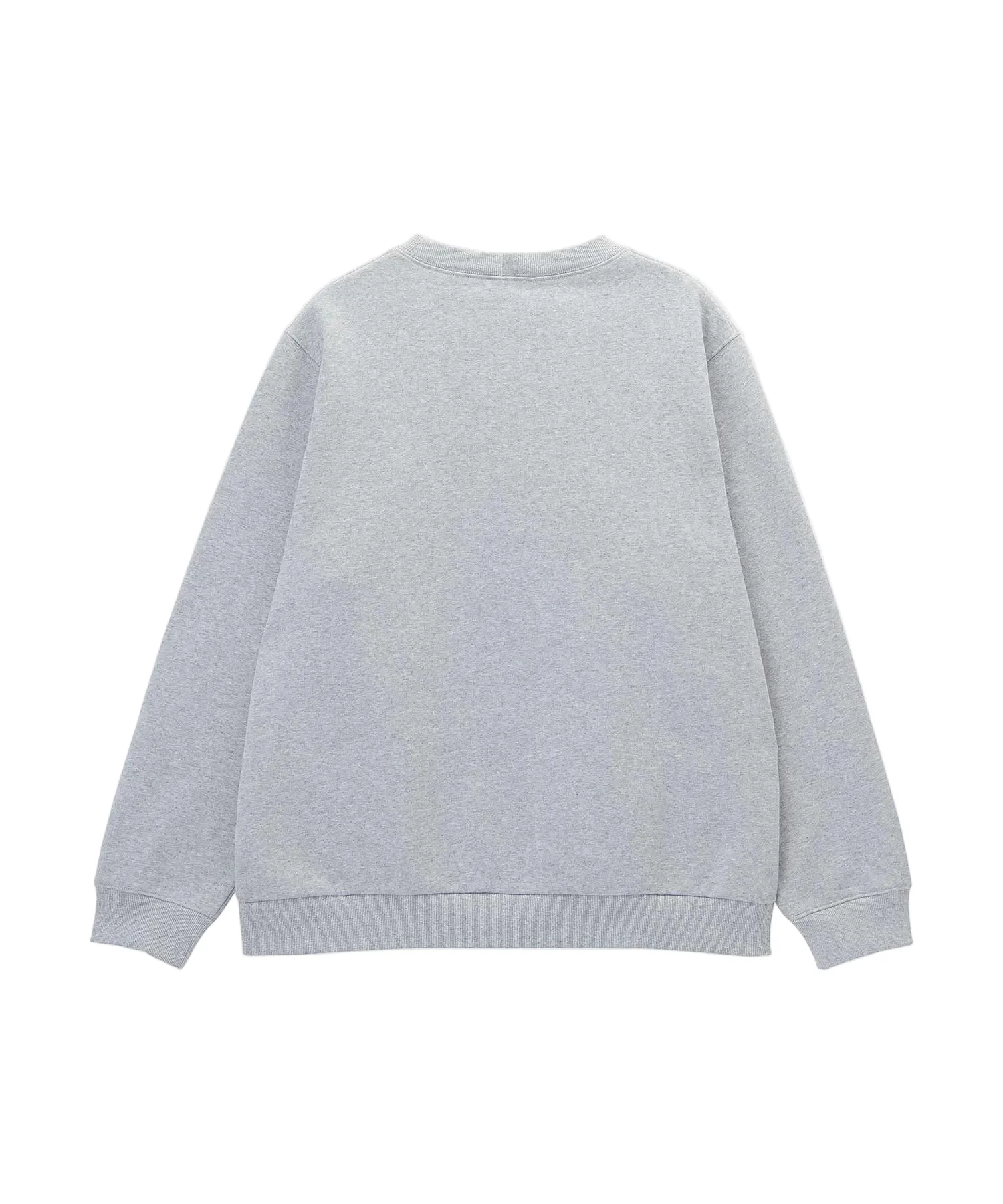 Gramicci One Point Crew Sweatshirt (Heather Grey) - Image 2