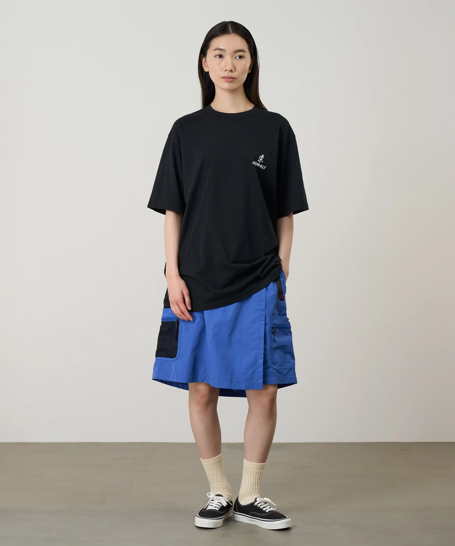 Gramicci One Point Logo Tee (Black) - Image 2