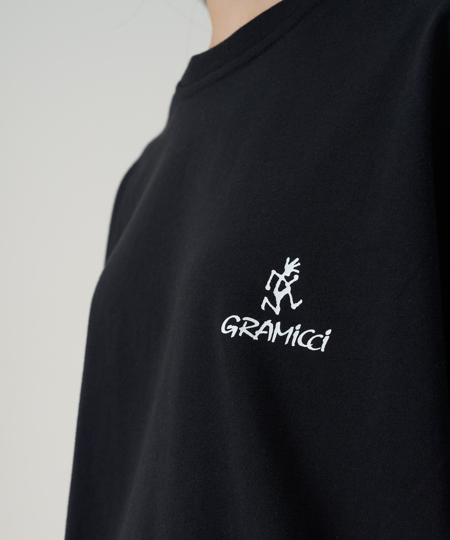 Gramicci One Point Logo Tee (Black) - Image 3