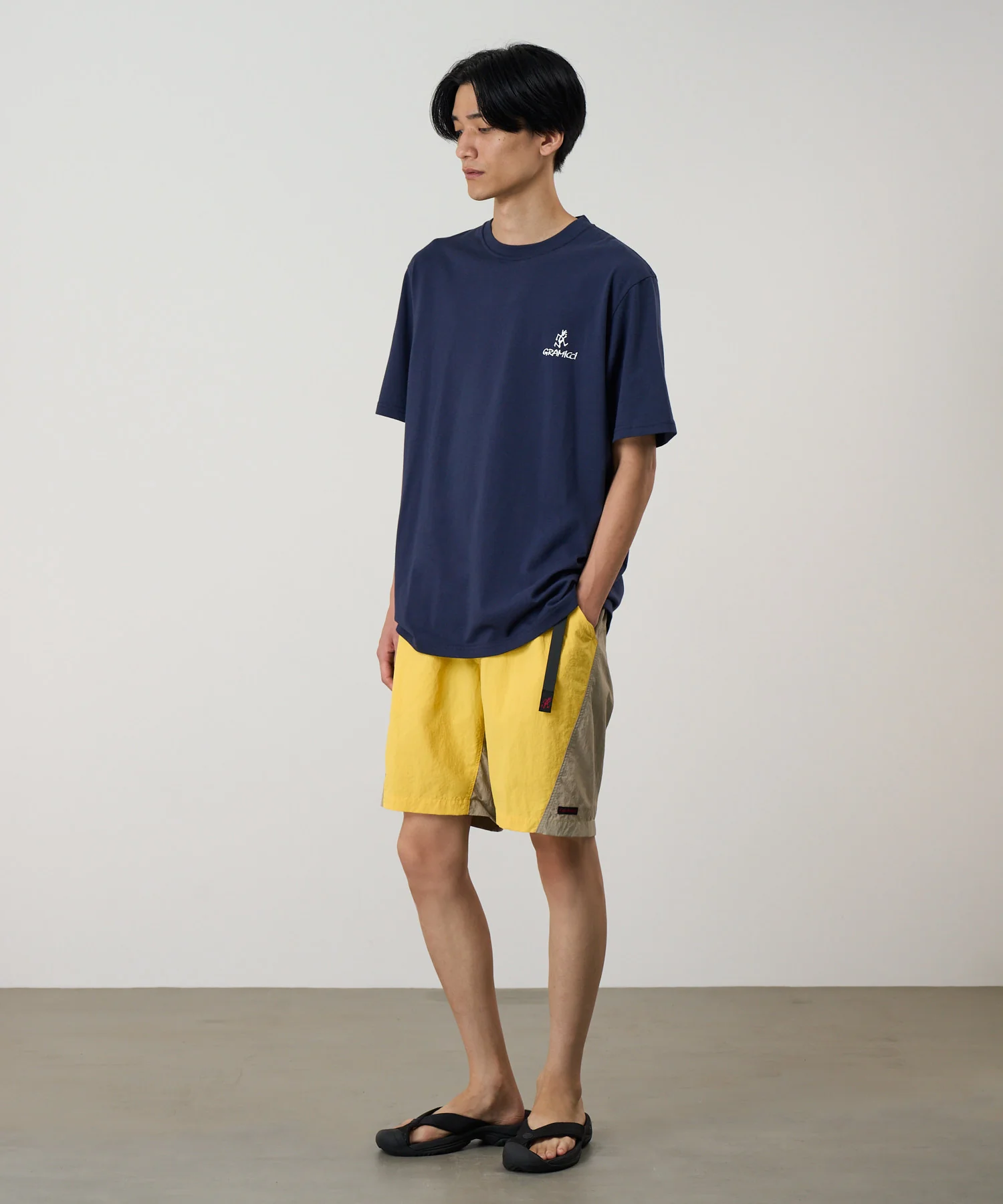 Gramicci One Point Logo Tee (Navy) - Image 3