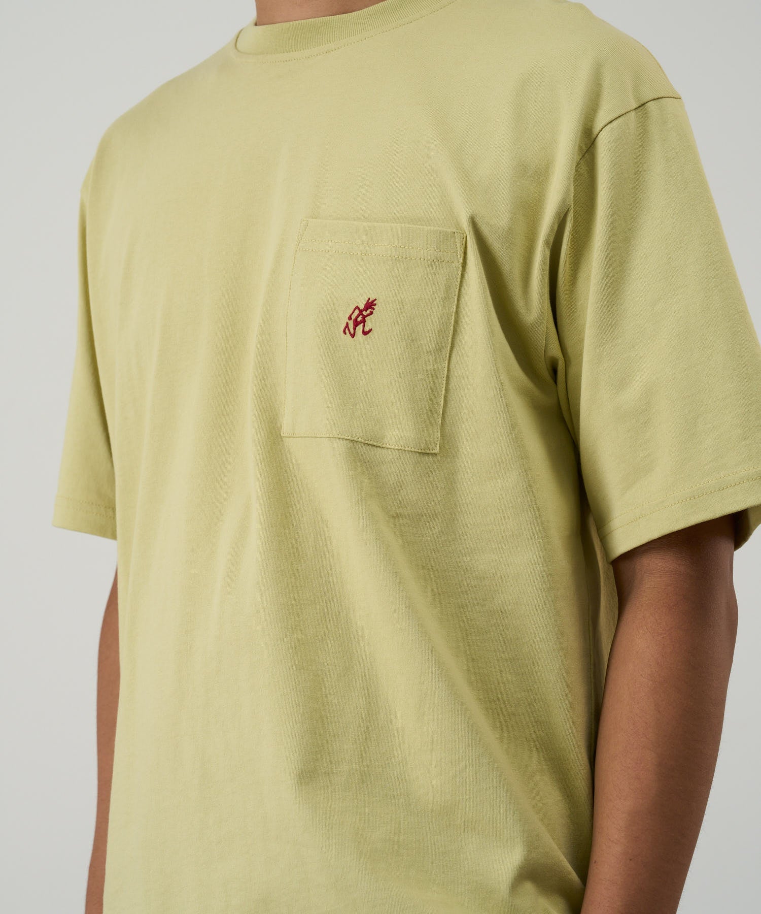 Gramicci One Point Tee (Lime) - Image 5