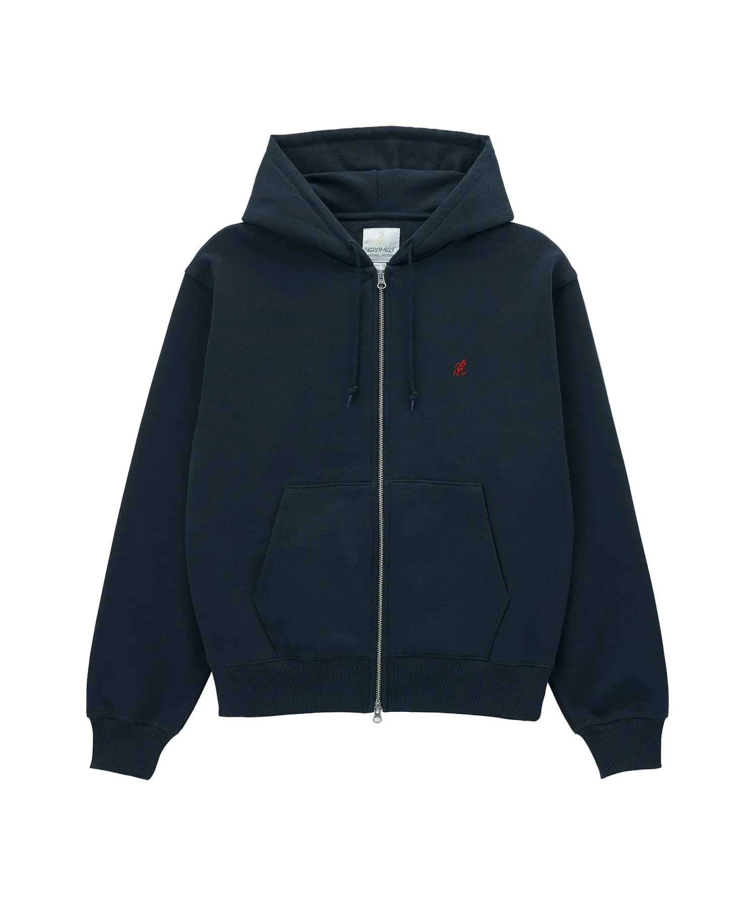 Gramicci One Point Zip Hooded Sweatshirt (Vintage Black)