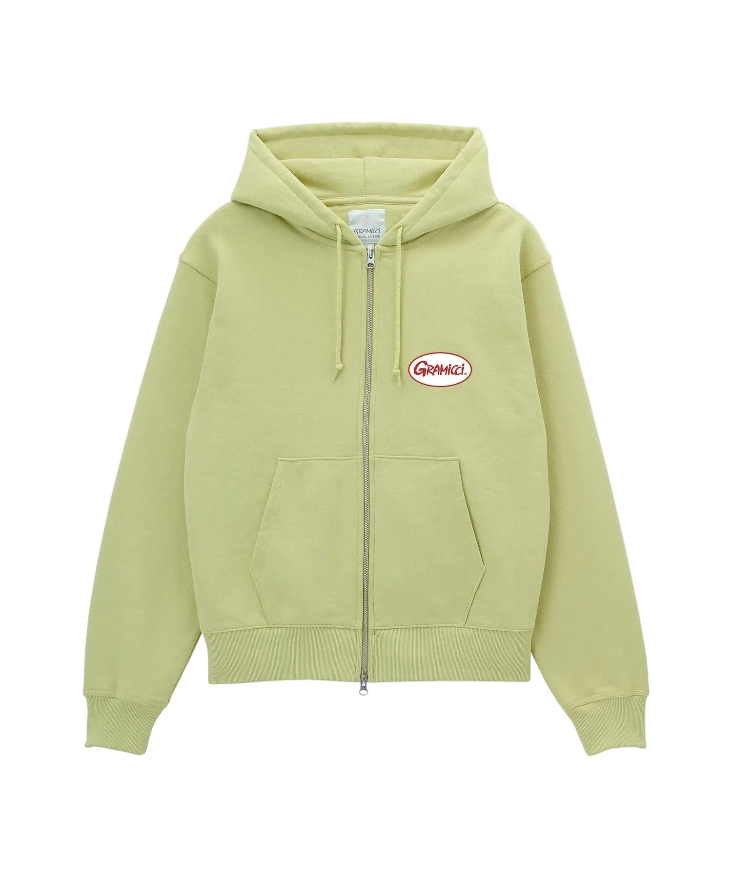 Gramicci Oval Patch Zip Hooded Sweatshirt (Lime)