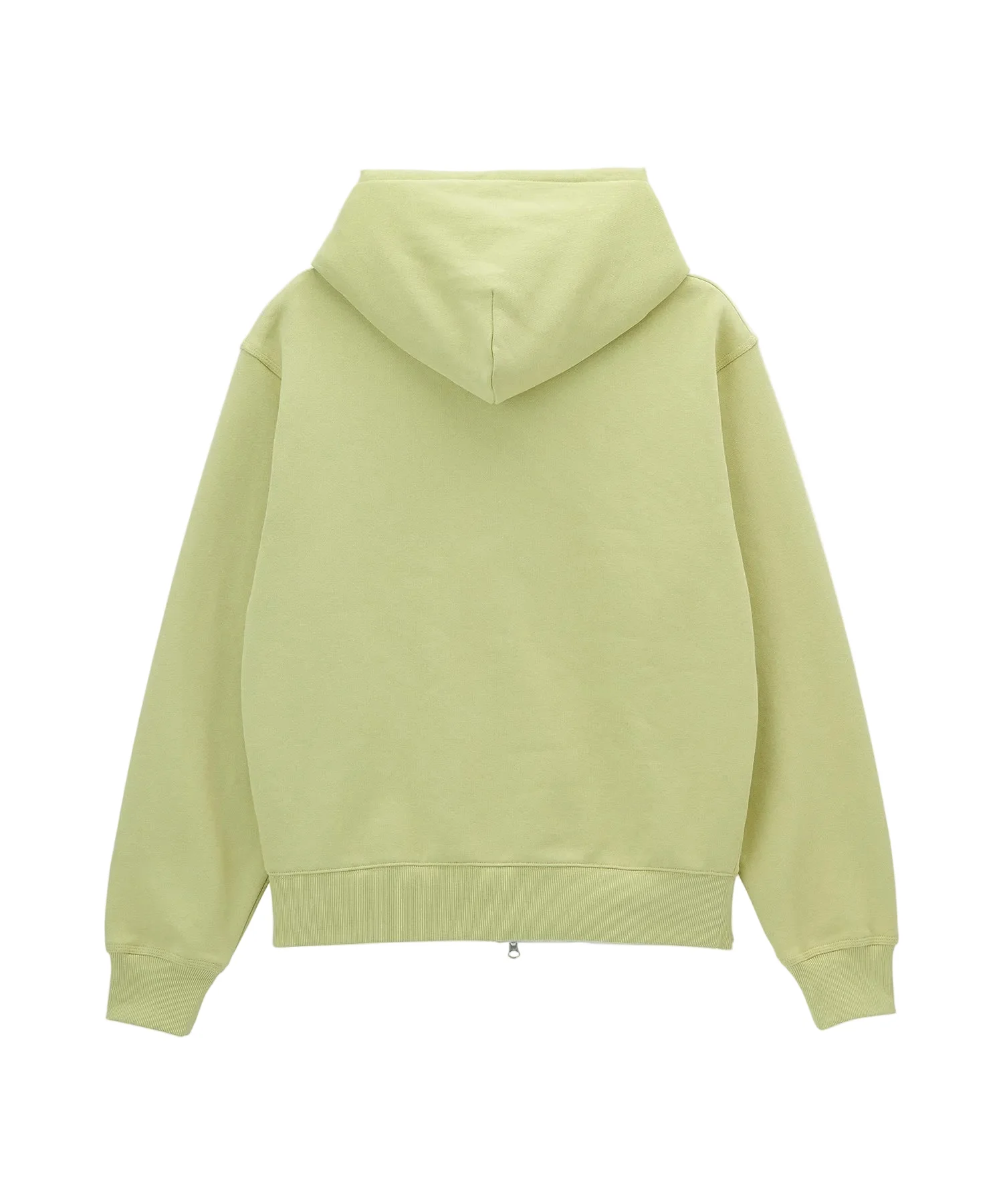 Gramicci Oval Patch Zip Hooded Sweatshirt (Lime) - Image 2