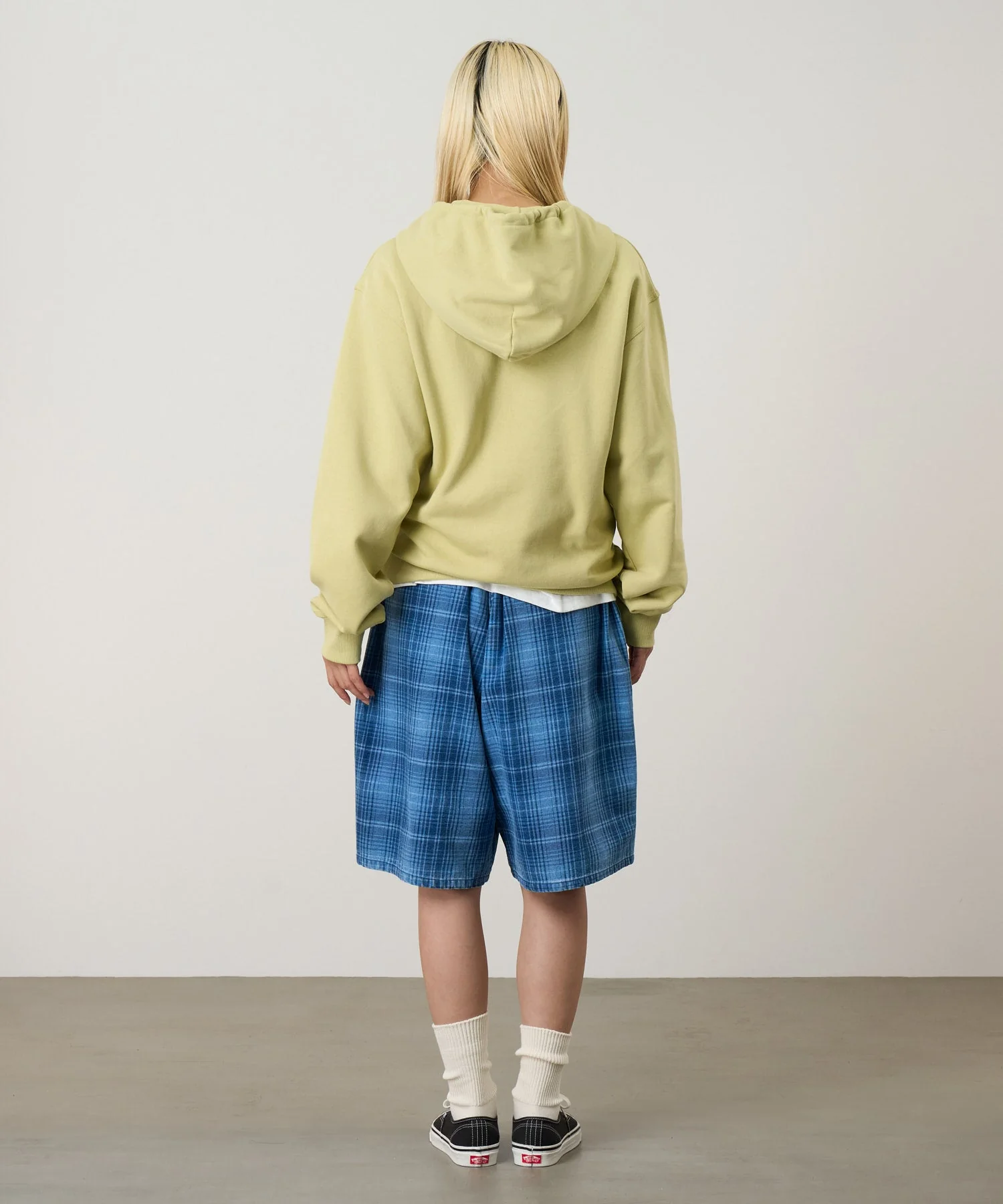 Gramicci Oval Patch Zip Hooded Sweatshirt (Lime) - Image 5