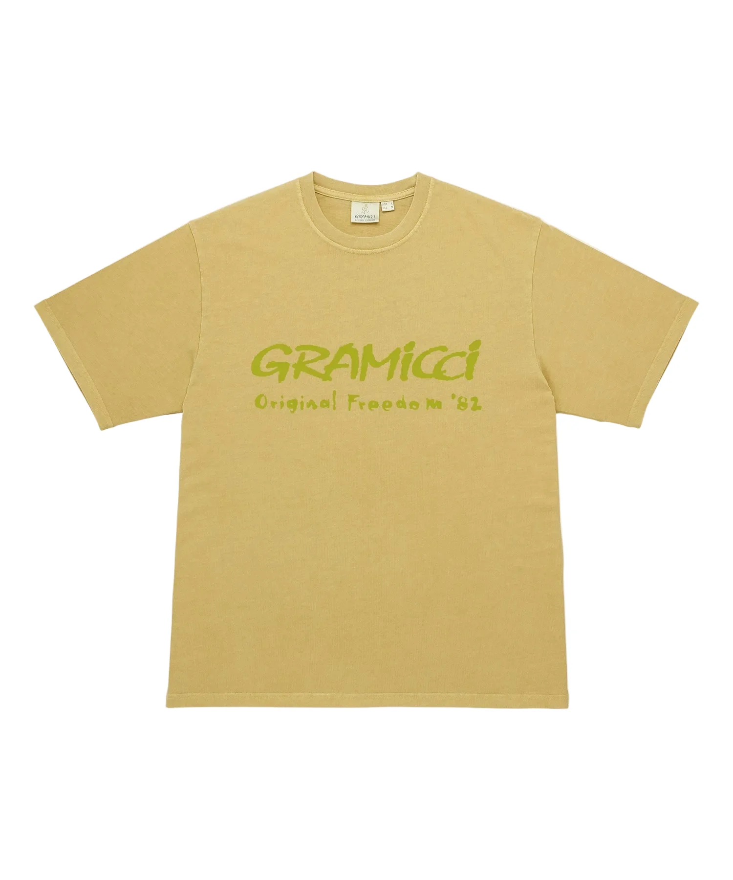 Gramicci Pigment Dyed Freedom Tee (Sulphur Pigment)