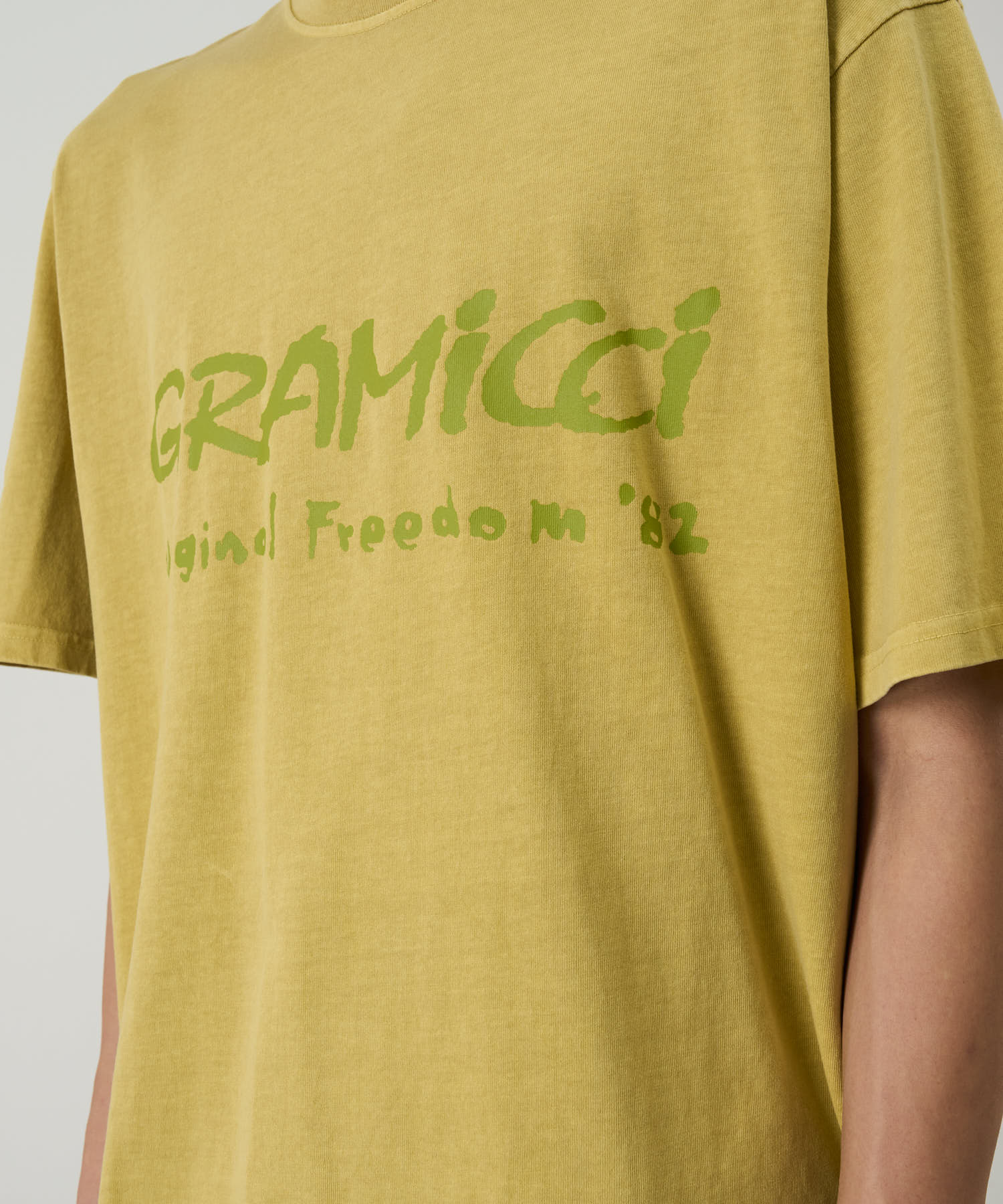 Gramicci Pigment Dyed Freedom Tee (Sulphur Pigment) - Image 3