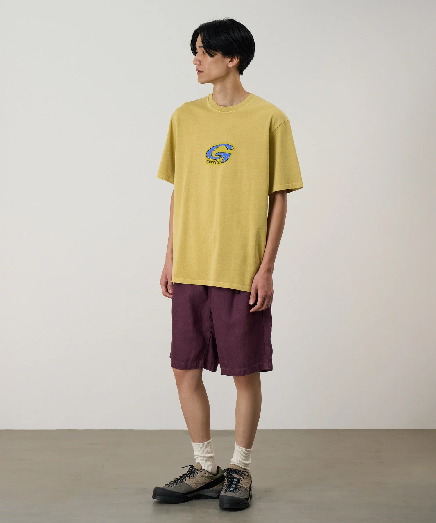 Gramicci Pigment Dyed G-Scribble Tee (Sulphur Pigment) - Image 3