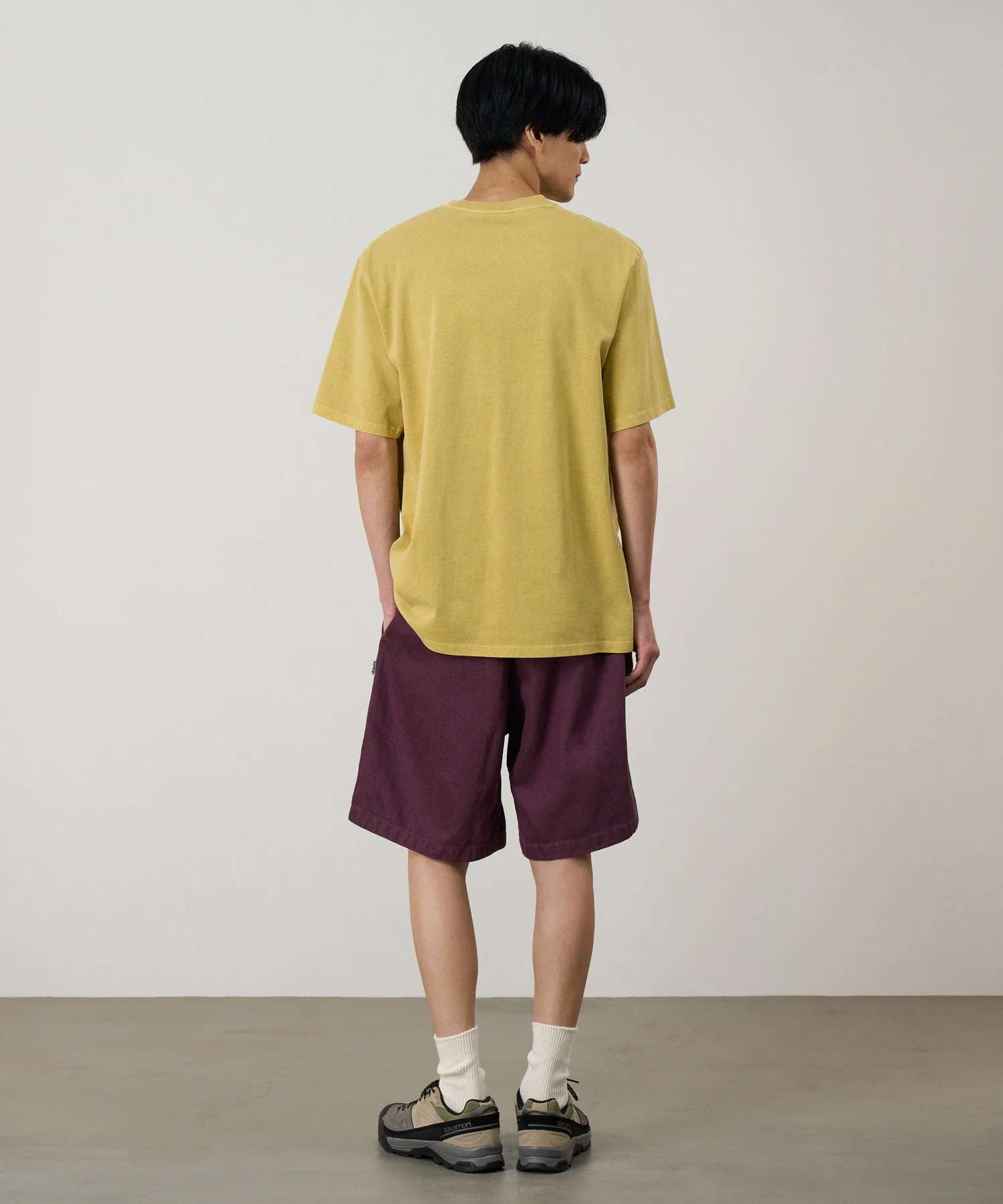 Gramicci Pigment Dyed G-Scribble Tee (Sulphur Pigment) - Image 4