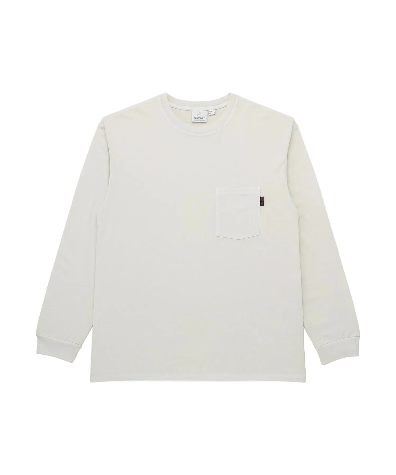 Gramicci Pigment Dyed Long Sleeve Pocket Tee (Natural Pigment)