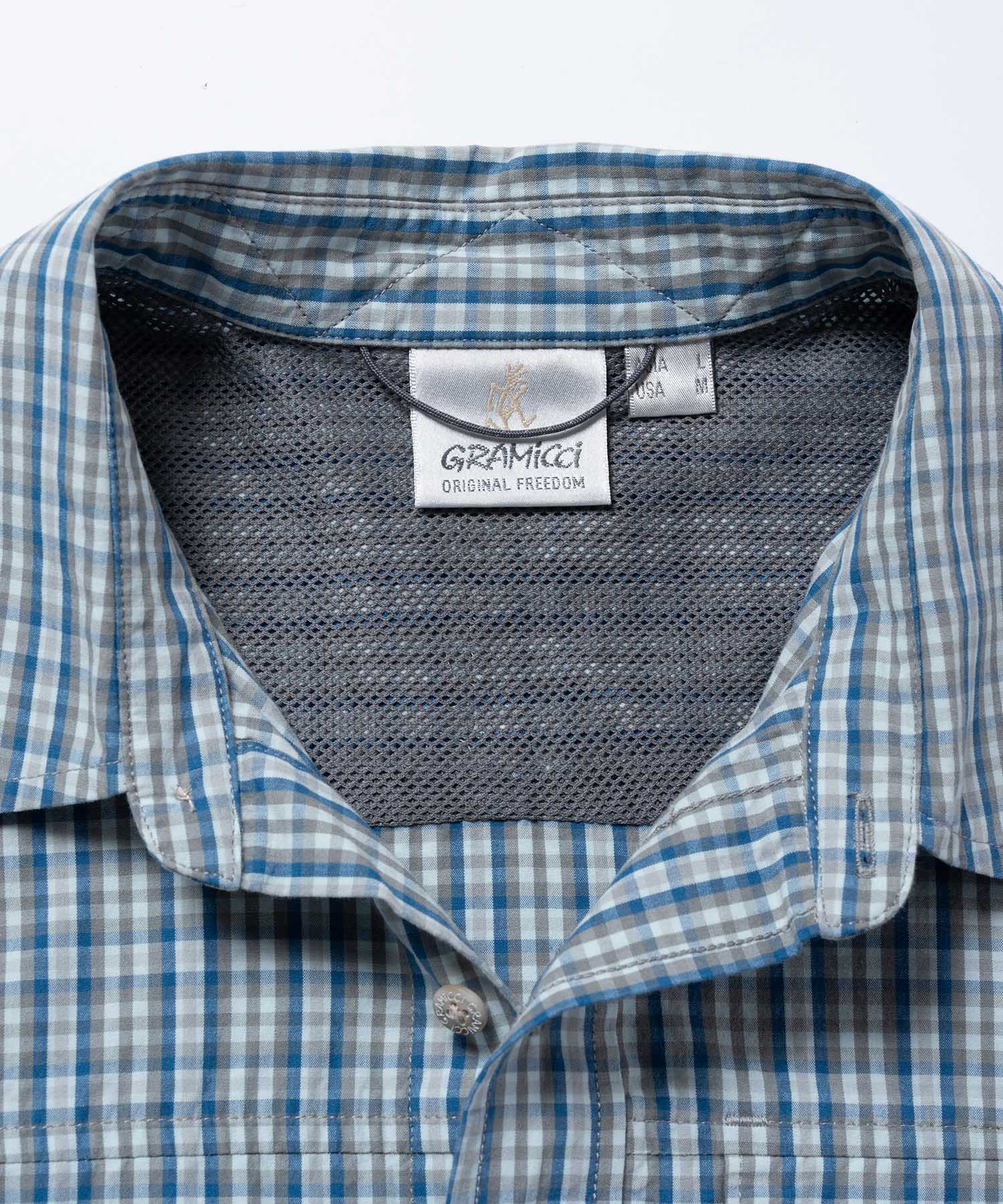 Gramicci Poplin Millwood Shirt (Blue) - Image 7