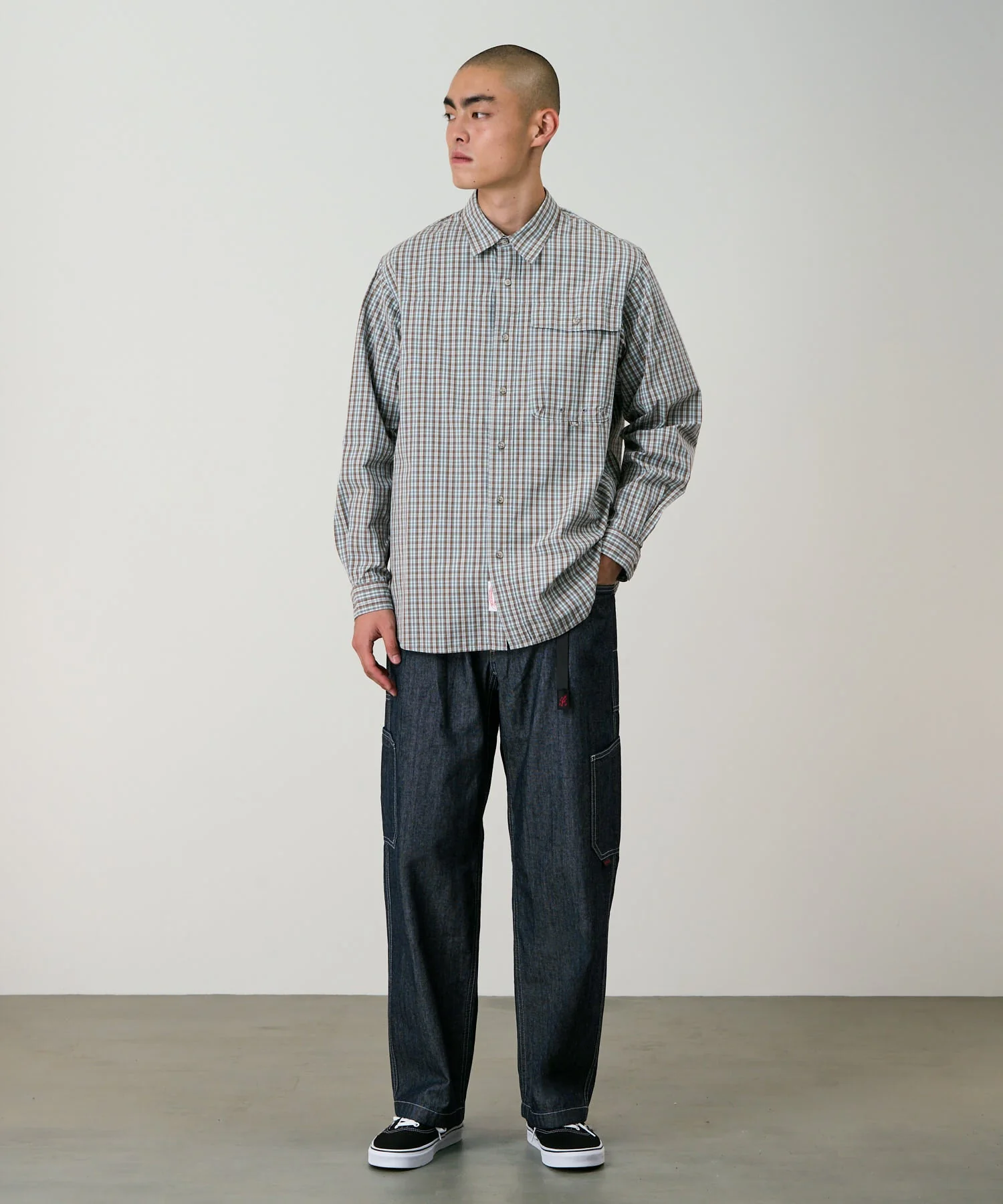 Gramicci Poplin Millwood Shirt (Brown) - Image 2