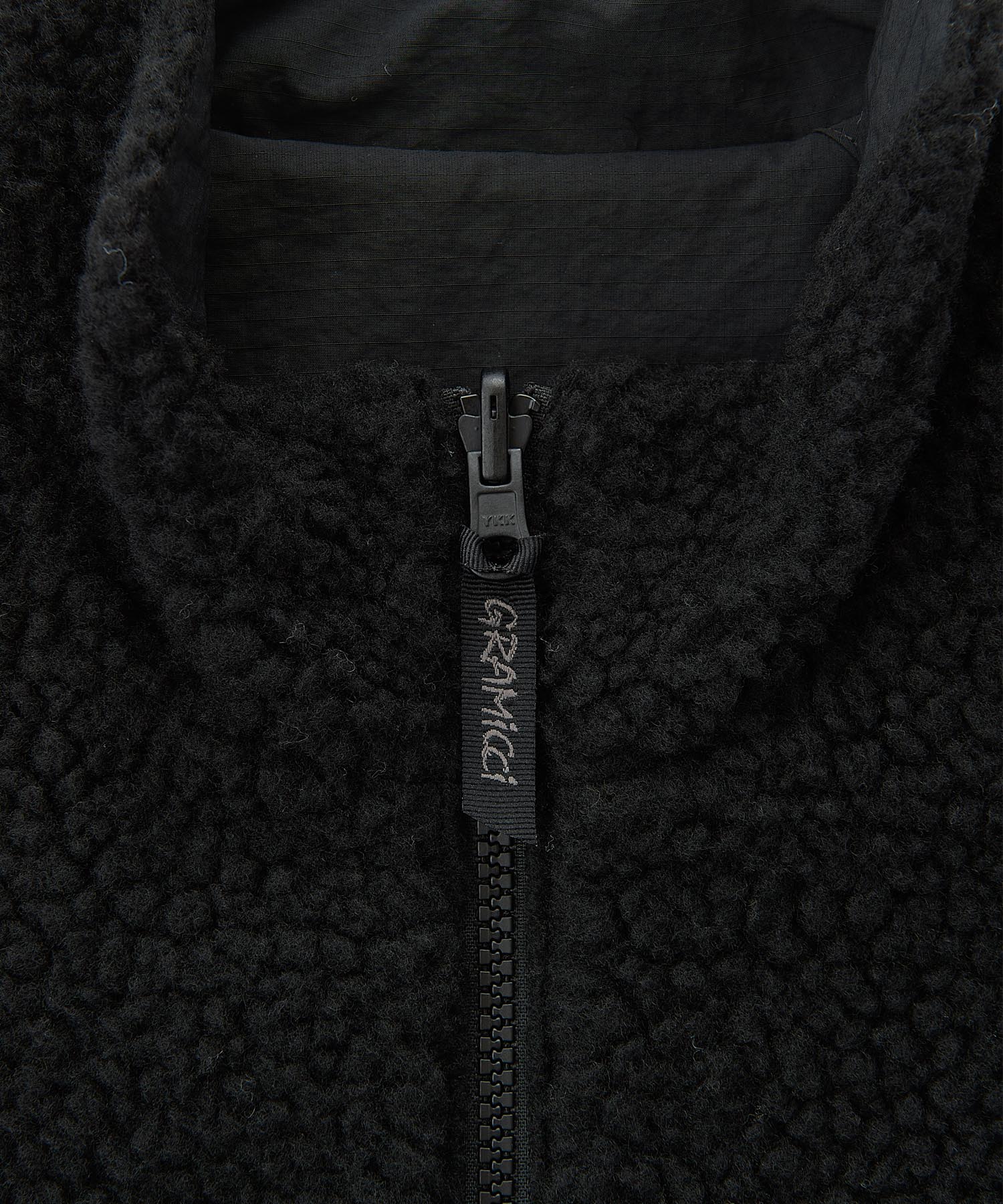 Gramicci Reversible Sherpa Jacket (Charcoal / Black) - Image 15