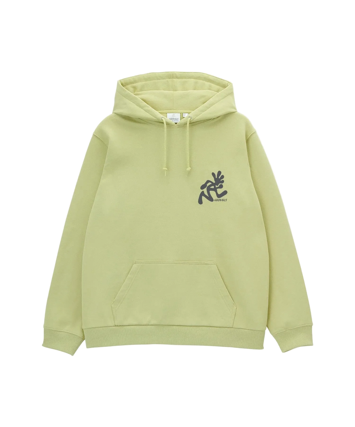 Gramicci Running Man Hooded Sweatshirt (Lime) - Image 2