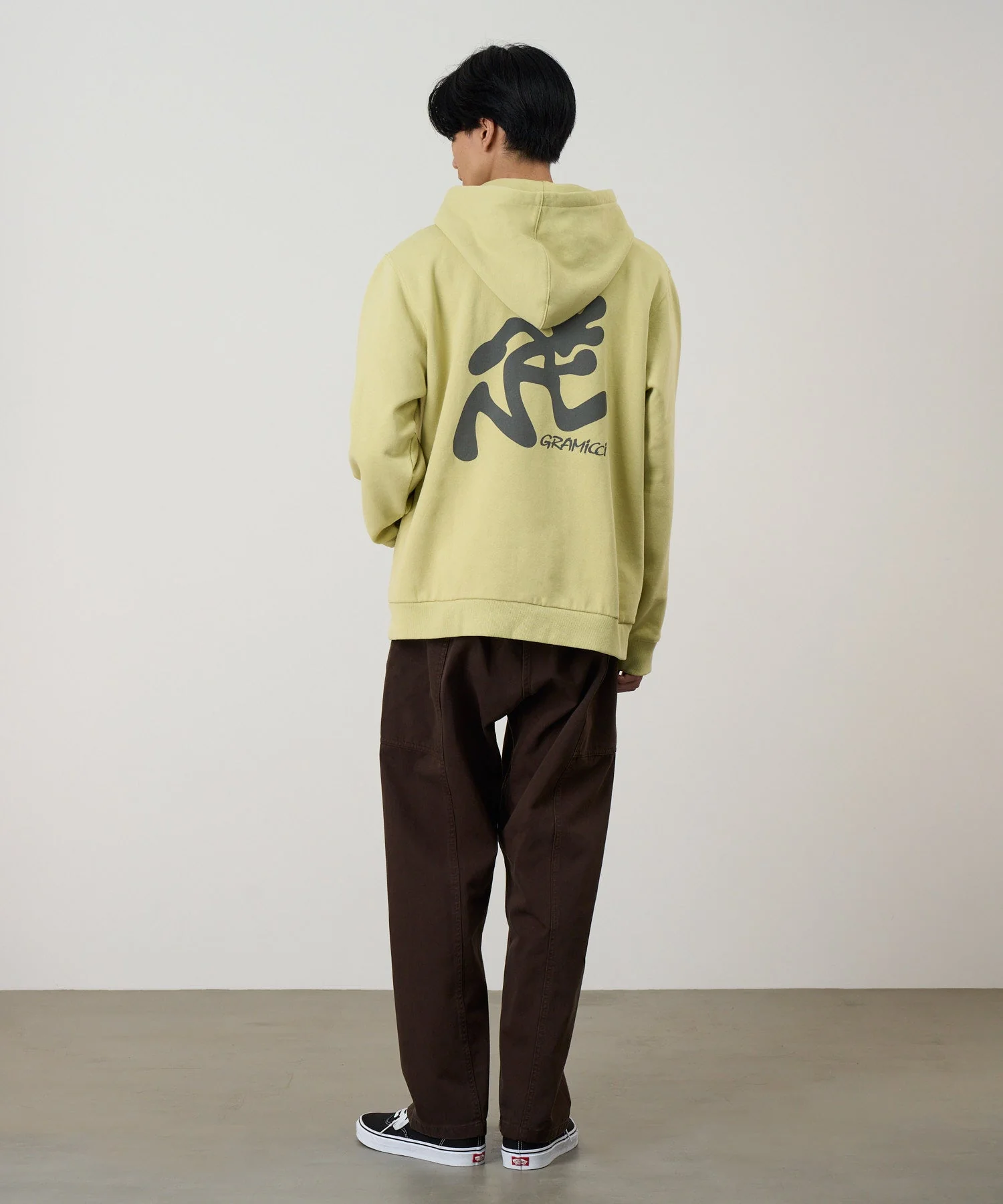 Gramicci Running Man Hooded Sweatshirt (Lime) - Image 5