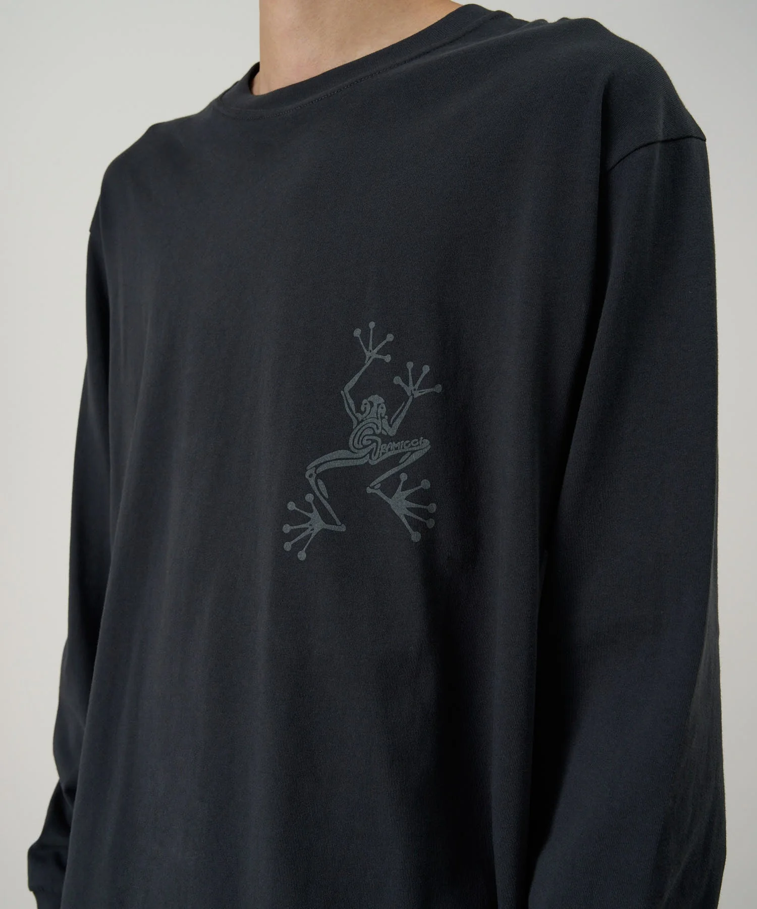 Gramicci Sticky Hands Long Sleeve Tee (Vintage Black) - Image 3
