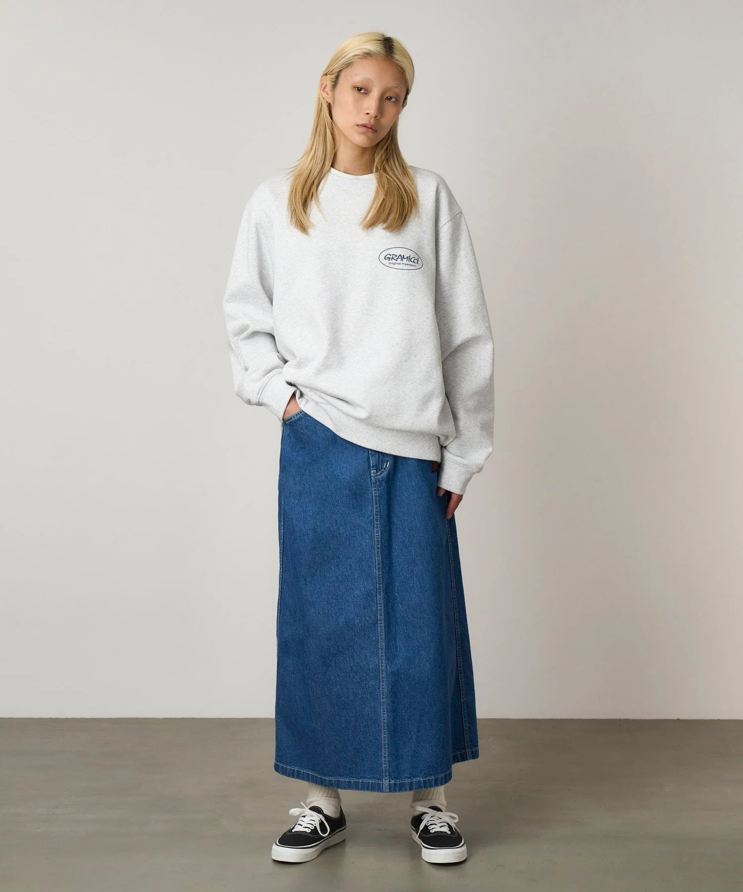 Gramicci Sutter Denim Skirt (Light Wash) - Image 3