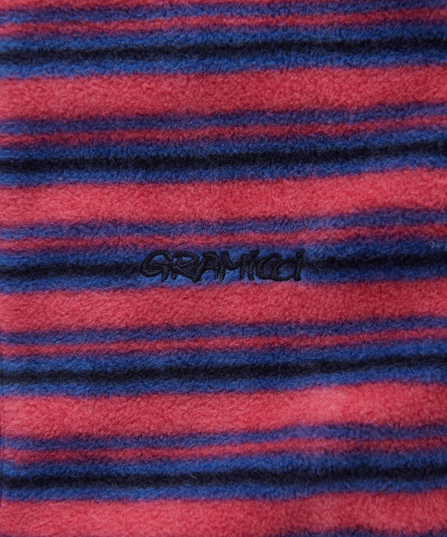 Gramicci Thermal Fleece Reversible Vest (Berry Stripe) - Image 13