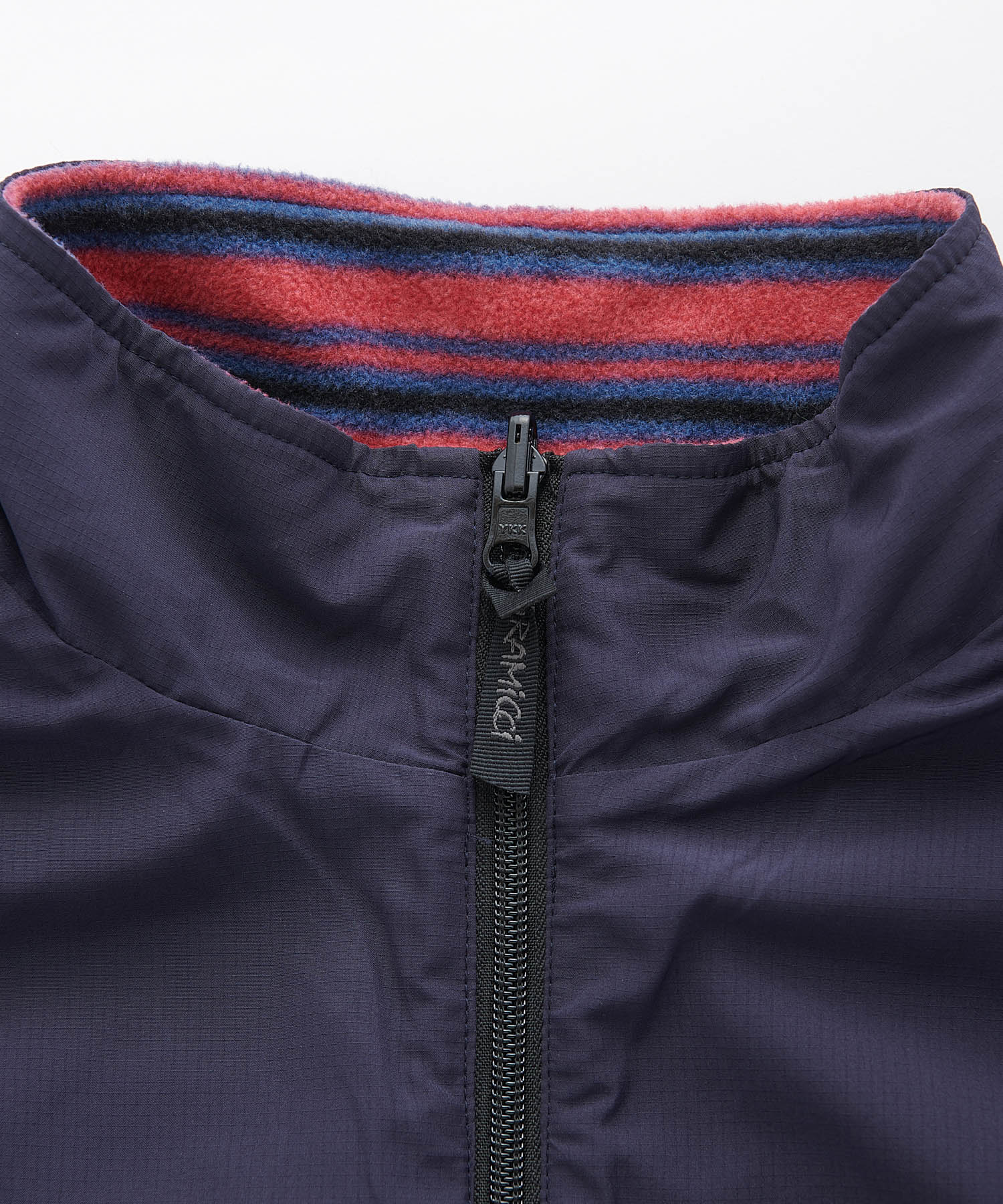 Gramicci Thermal Fleece Reversible Vest (Berry Stripe) - Image 16