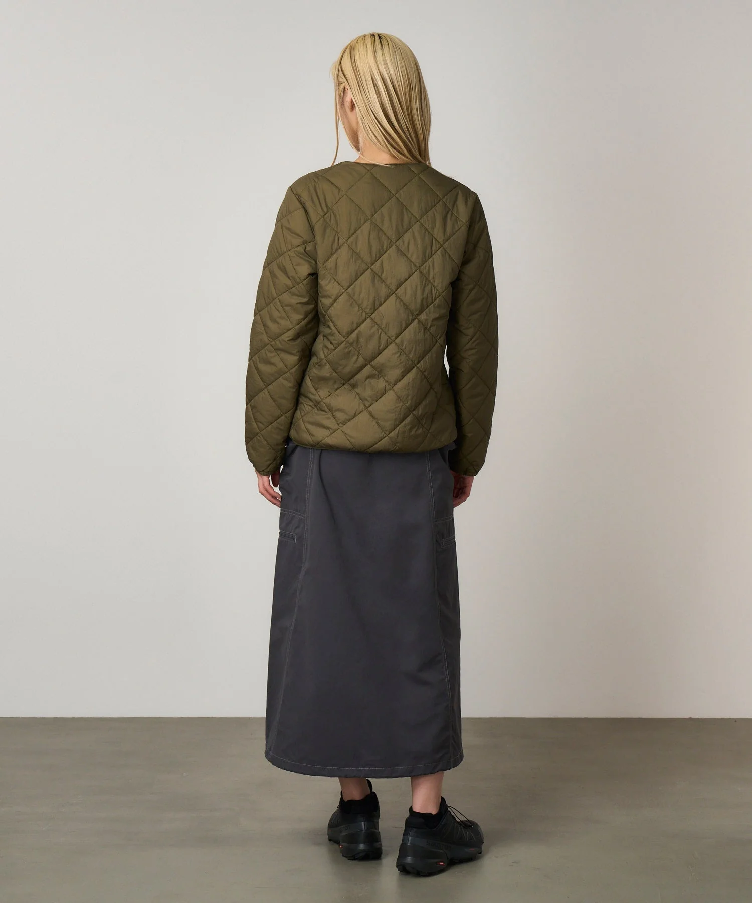 Gramicci Thermal Insulation Quilted Jacket (Deep Laurel) - Image 5