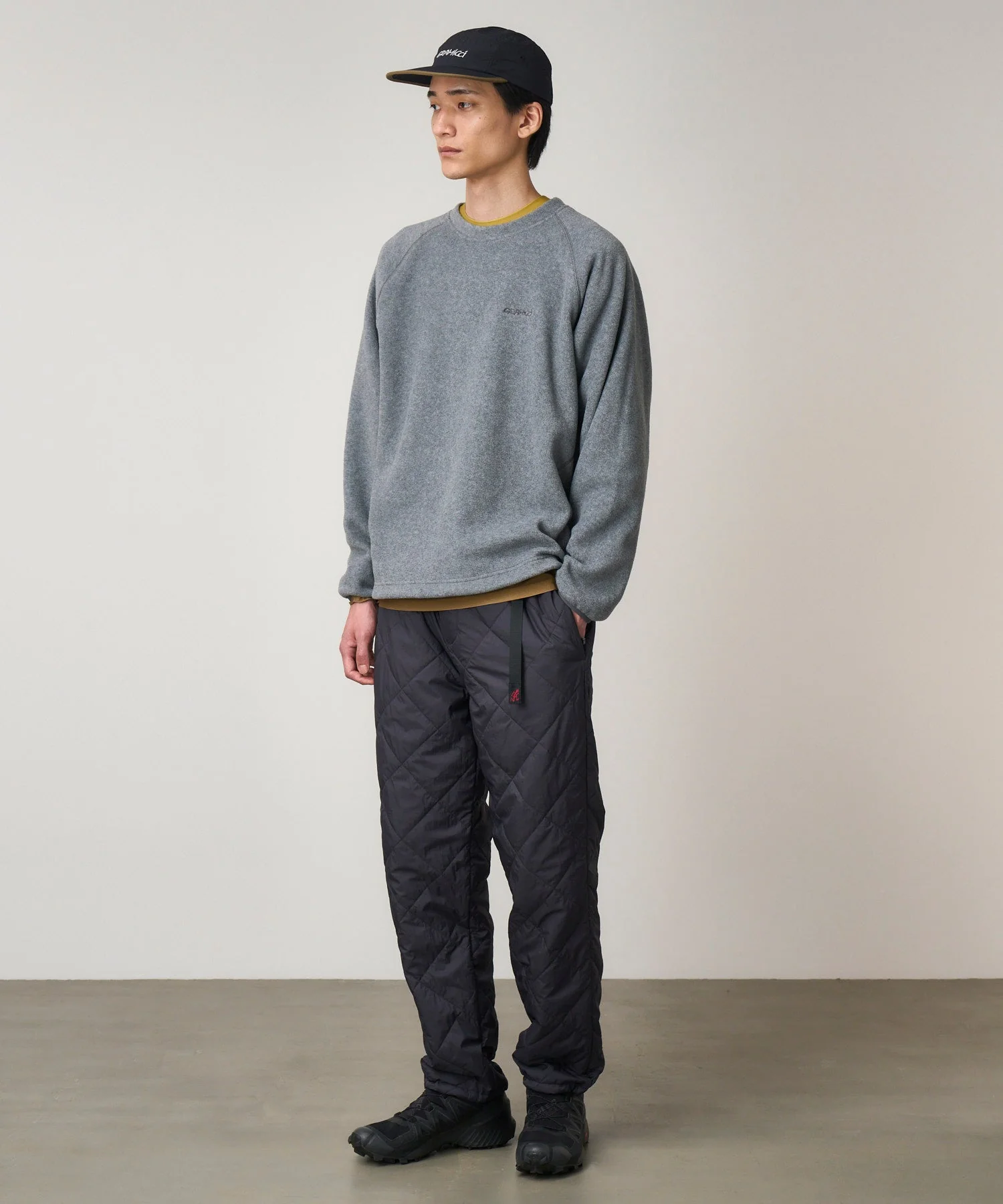 Gramicci Thermal Insulation Quilted Pants (Black) - Image 5