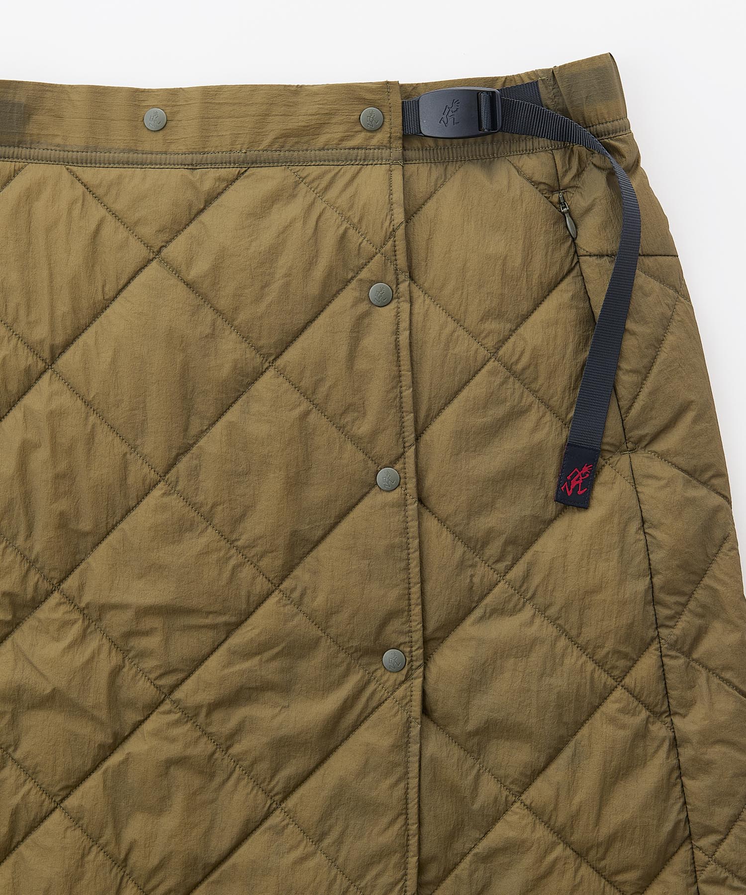 Gramicci Thermal Insulation Quilted Skirt (Deep Laurel) - Image 8