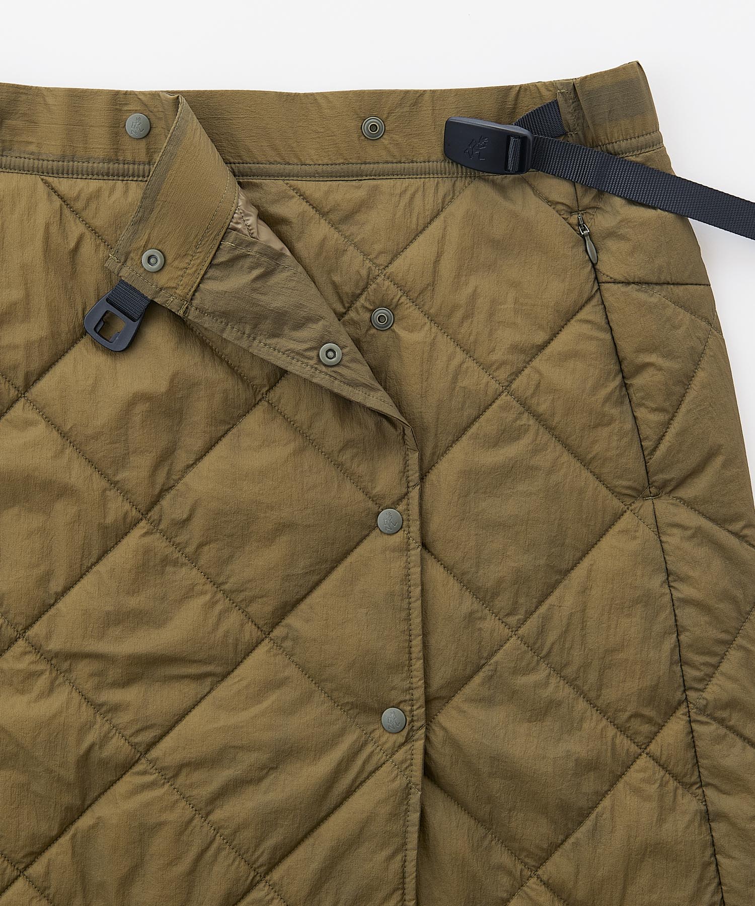 Gramicci Thermal Insulation Quilted Skirt (Navy) - Image 5