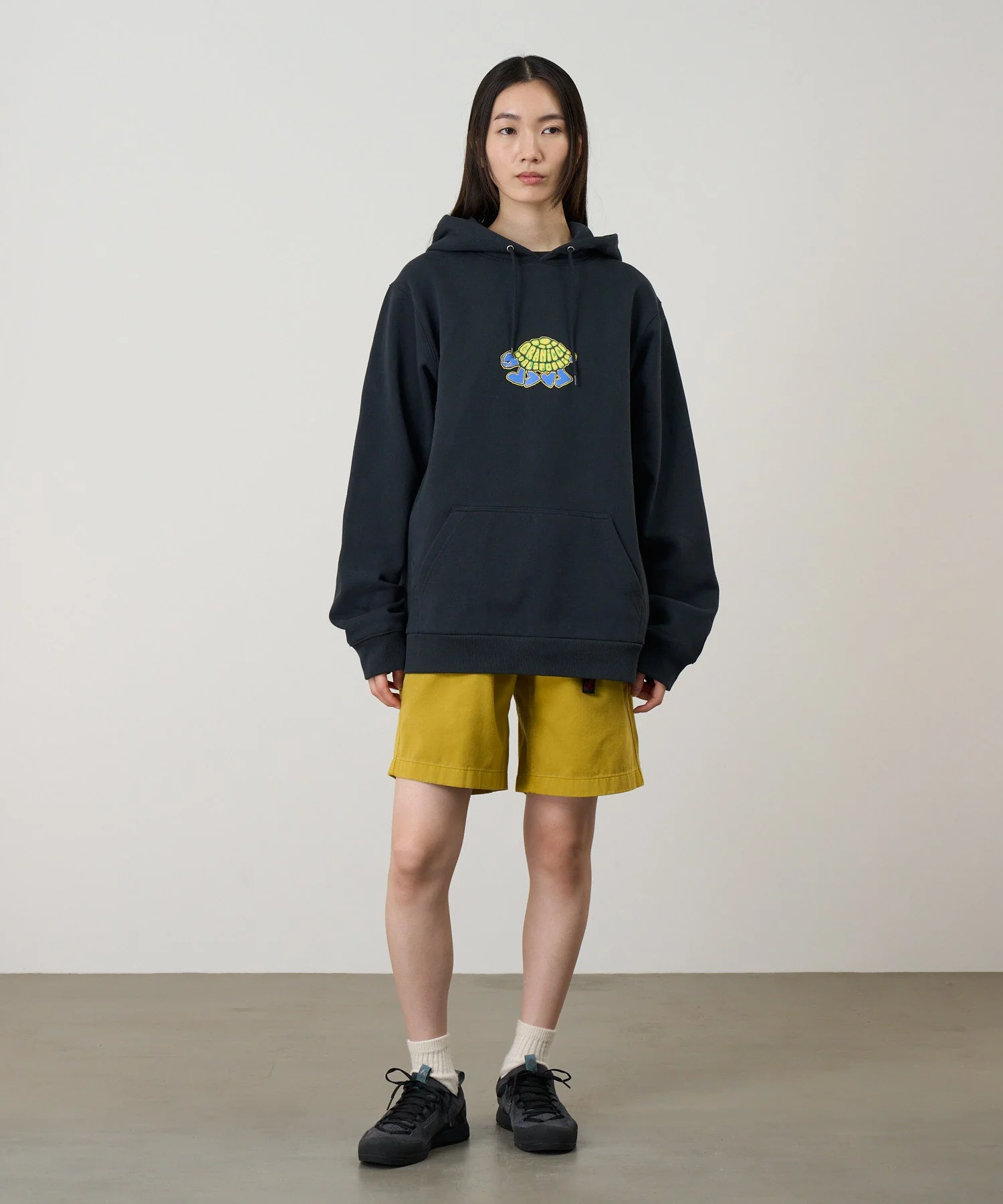 Gramicci Turtle Hooded Sweatshirt (Vintage Black) - Image 3