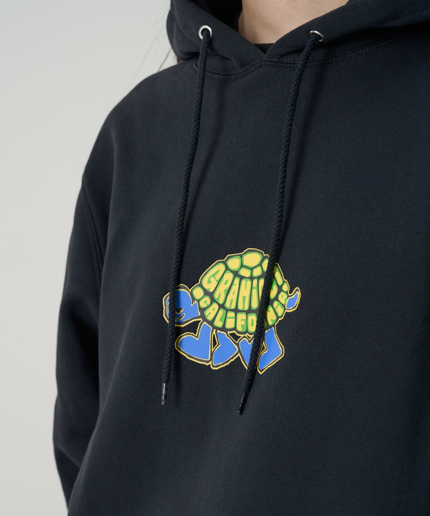 Gramicci Turtle Hooded Sweatshirt (Vintage Black) - Image 6