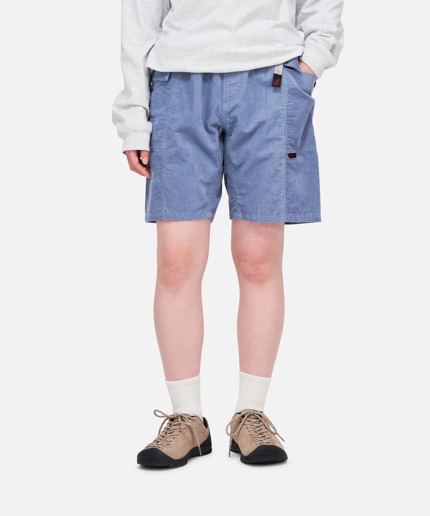 Gramicci Women's Corduroy Utility Shorts (Smoky Blue) - Image 6