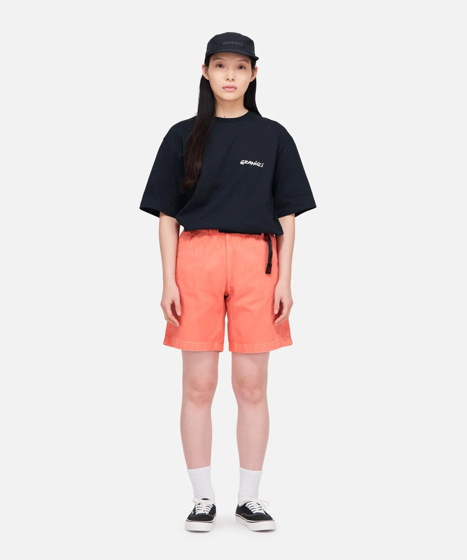 Gramicci Women's Pigment Dye G-Shorts (Deep Coral Pigment) - Image 2