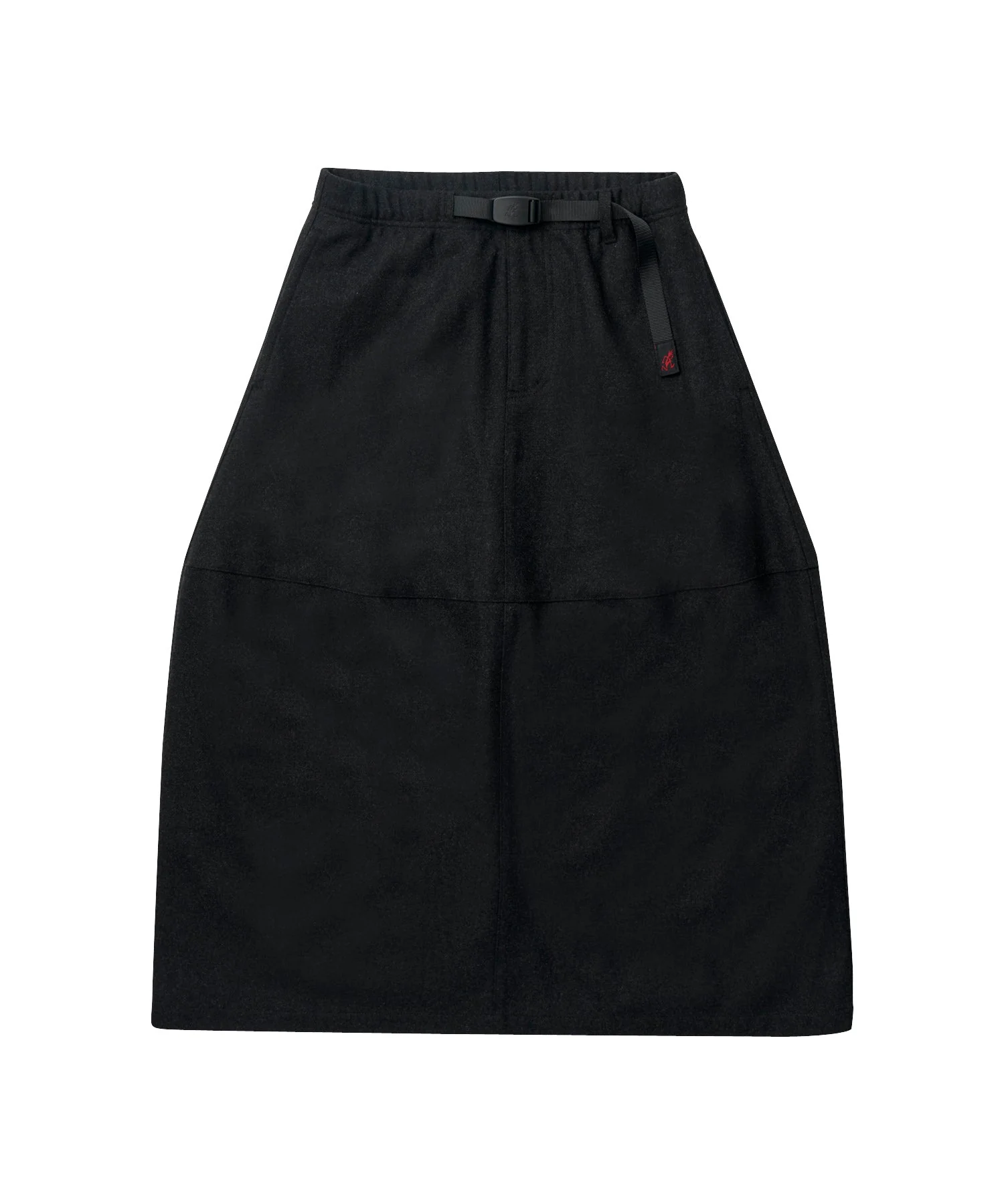 Gramicci Wool Paneled Skirt (Charcoal Wool)