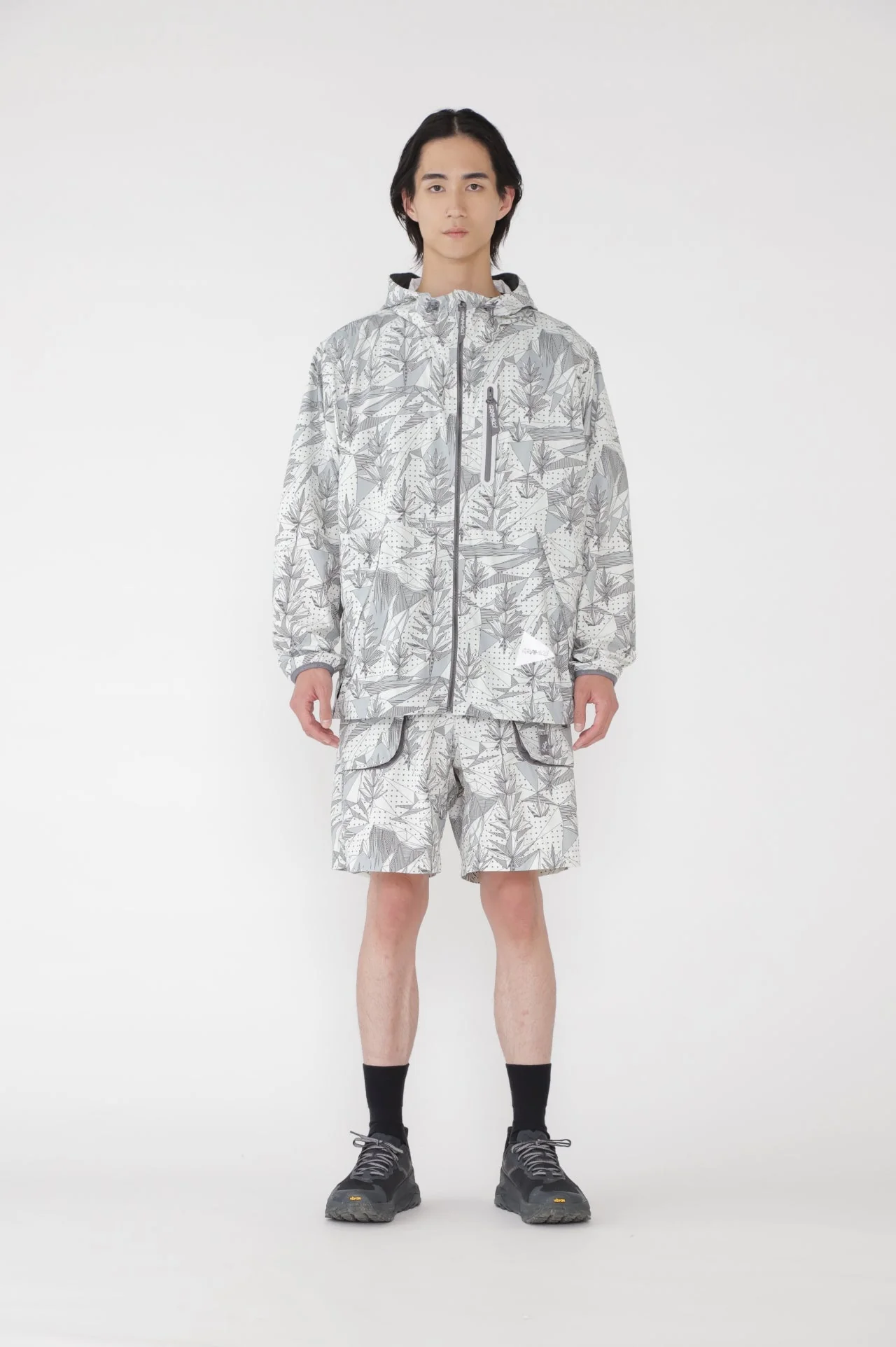 Gramicci x and wander Brushed Nylon Jacket (Yosemite Grey) - Image 3