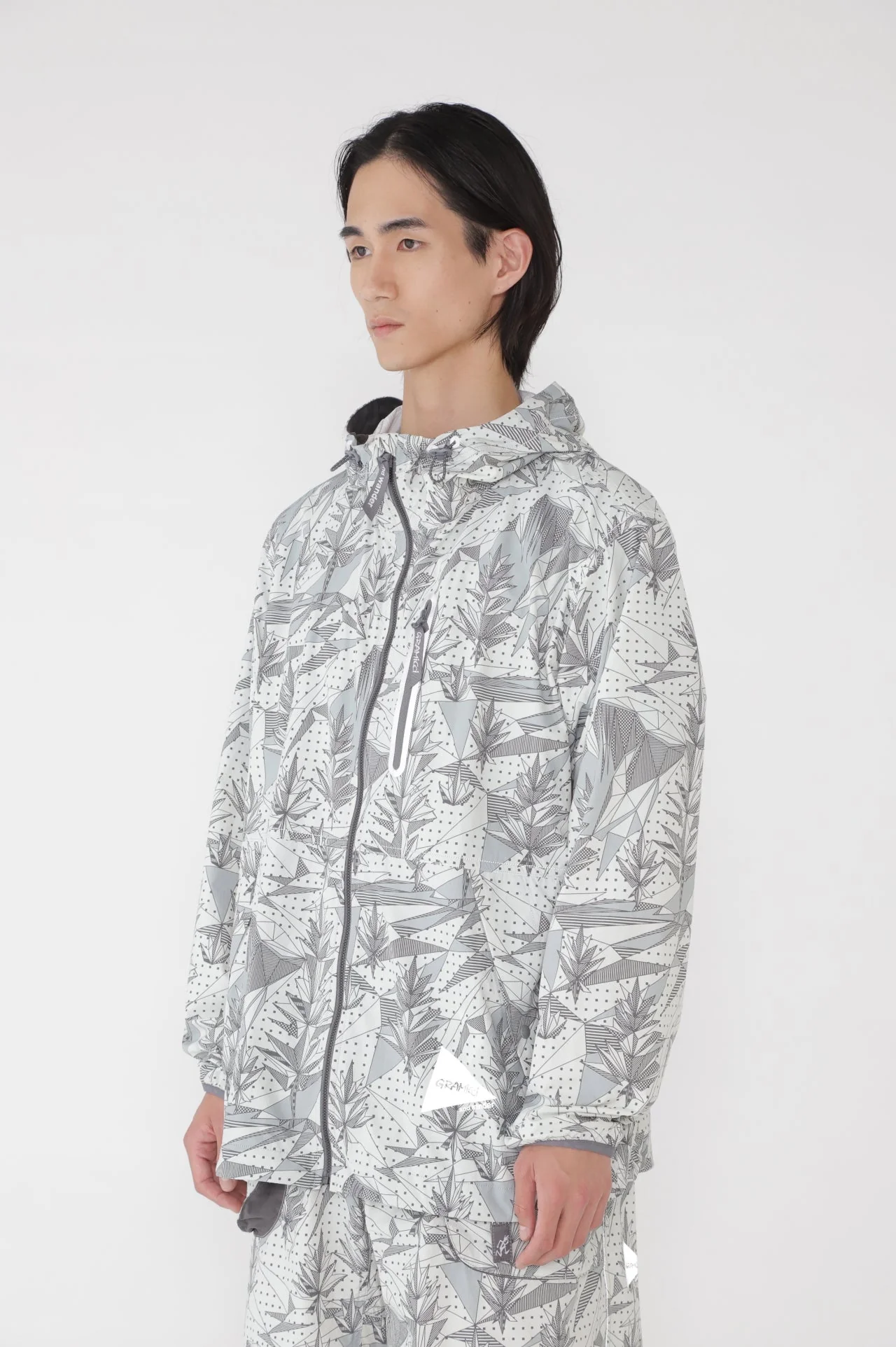 Gramicci x and wander Brushed Nylon Jacket (Yosemite Grey) - Image 4