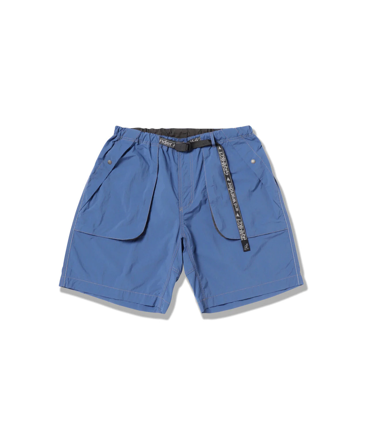 Gramicci x and wander Brushed Nylon Shorts (Blue)