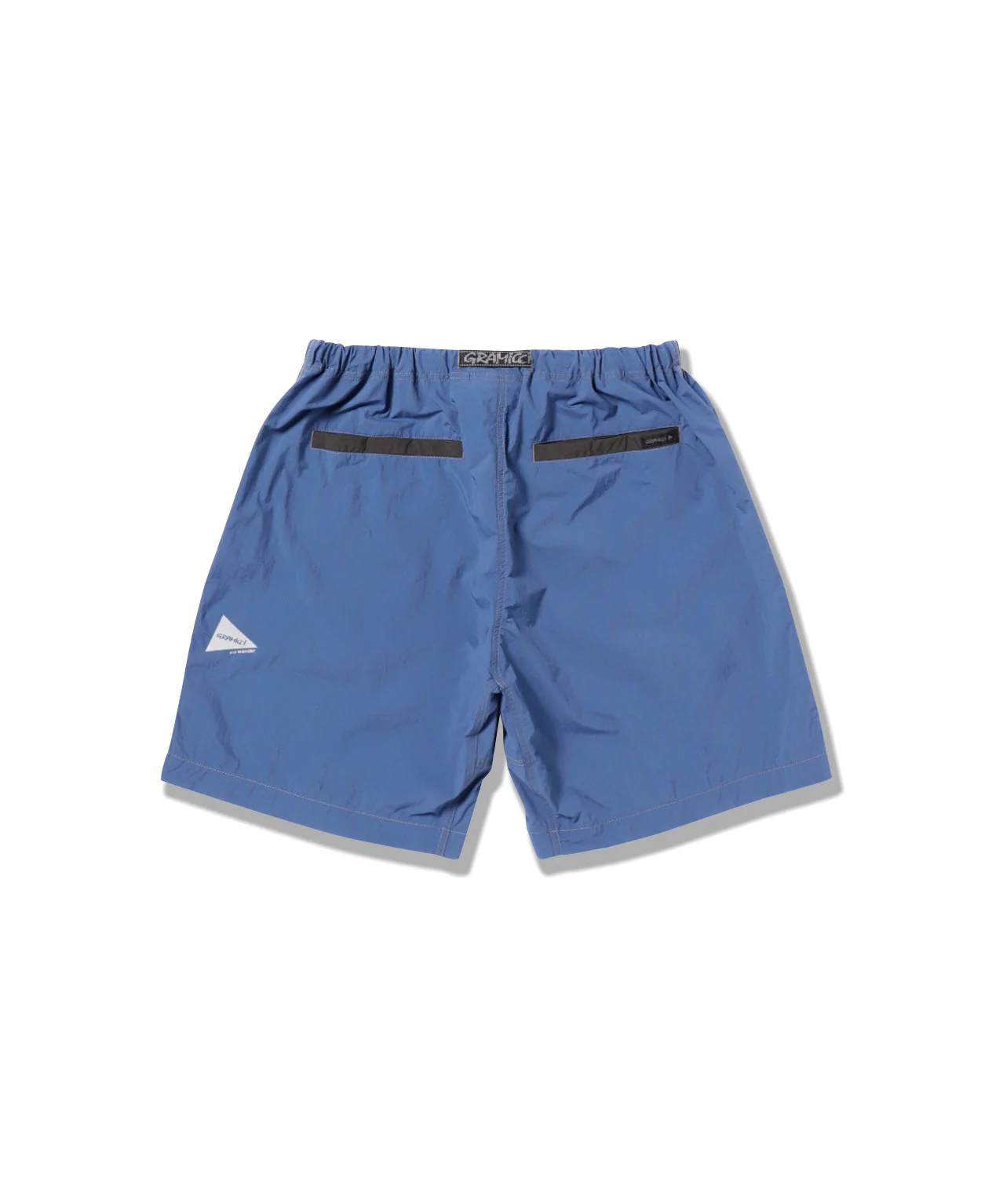 Gramicci x and wander Brushed Nylon Shorts (Blue) - Image 2