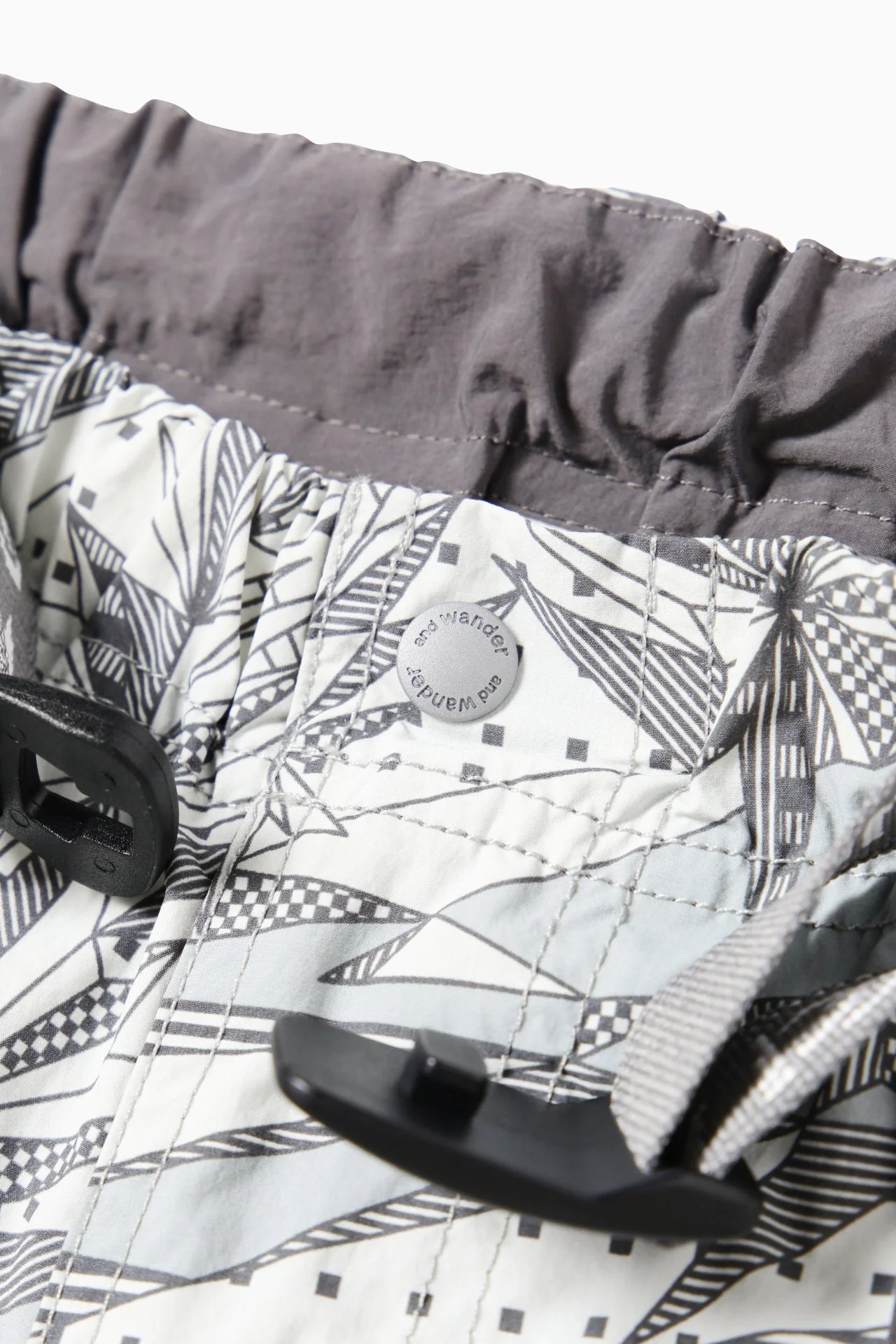 Gramicci x and wander Brushed Nylon Shorts (Yosemite Grey) - Image 10