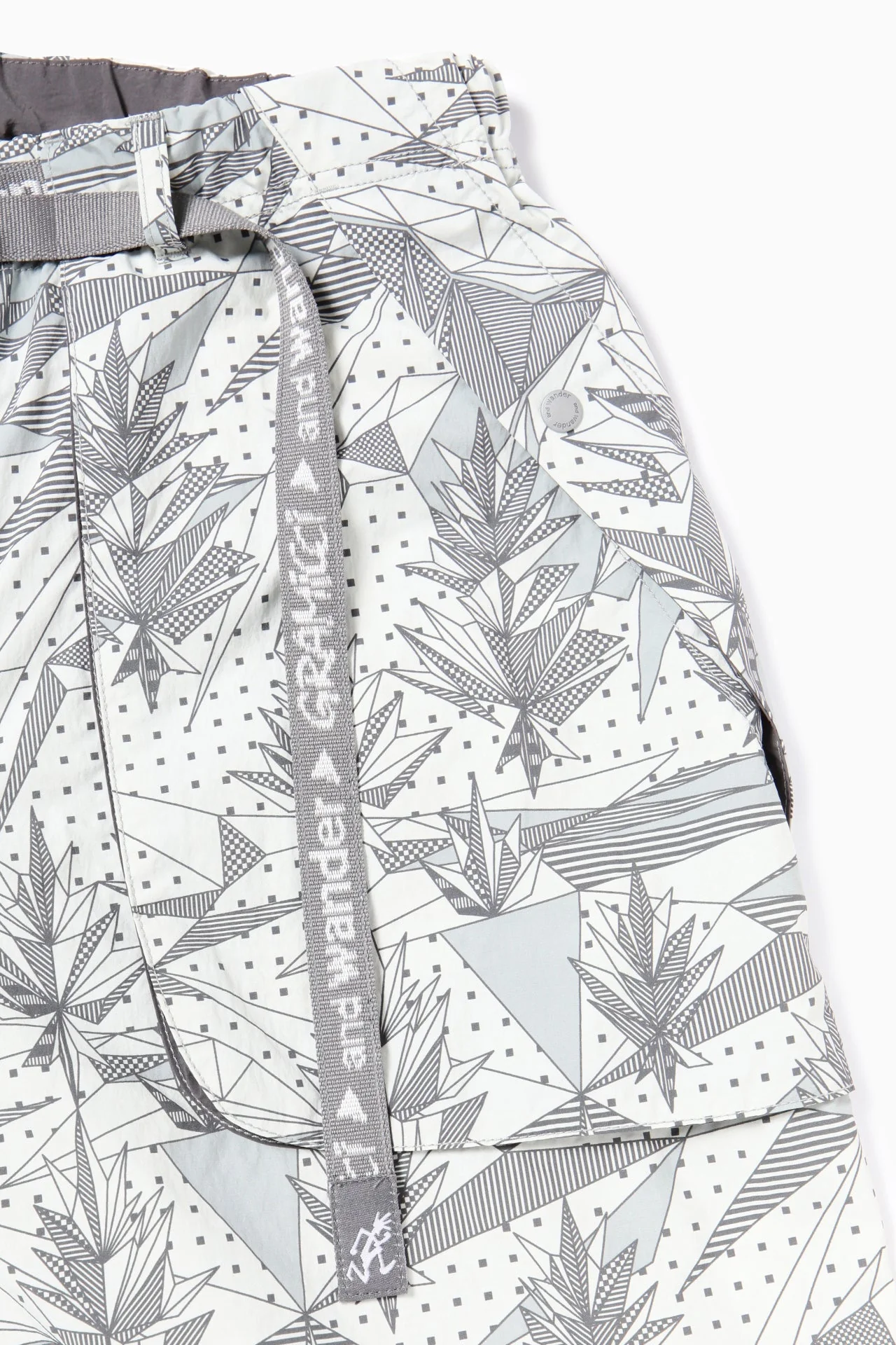 Gramicci x and wander Brushed Nylon Shorts (Yosemite Grey) - Image 11