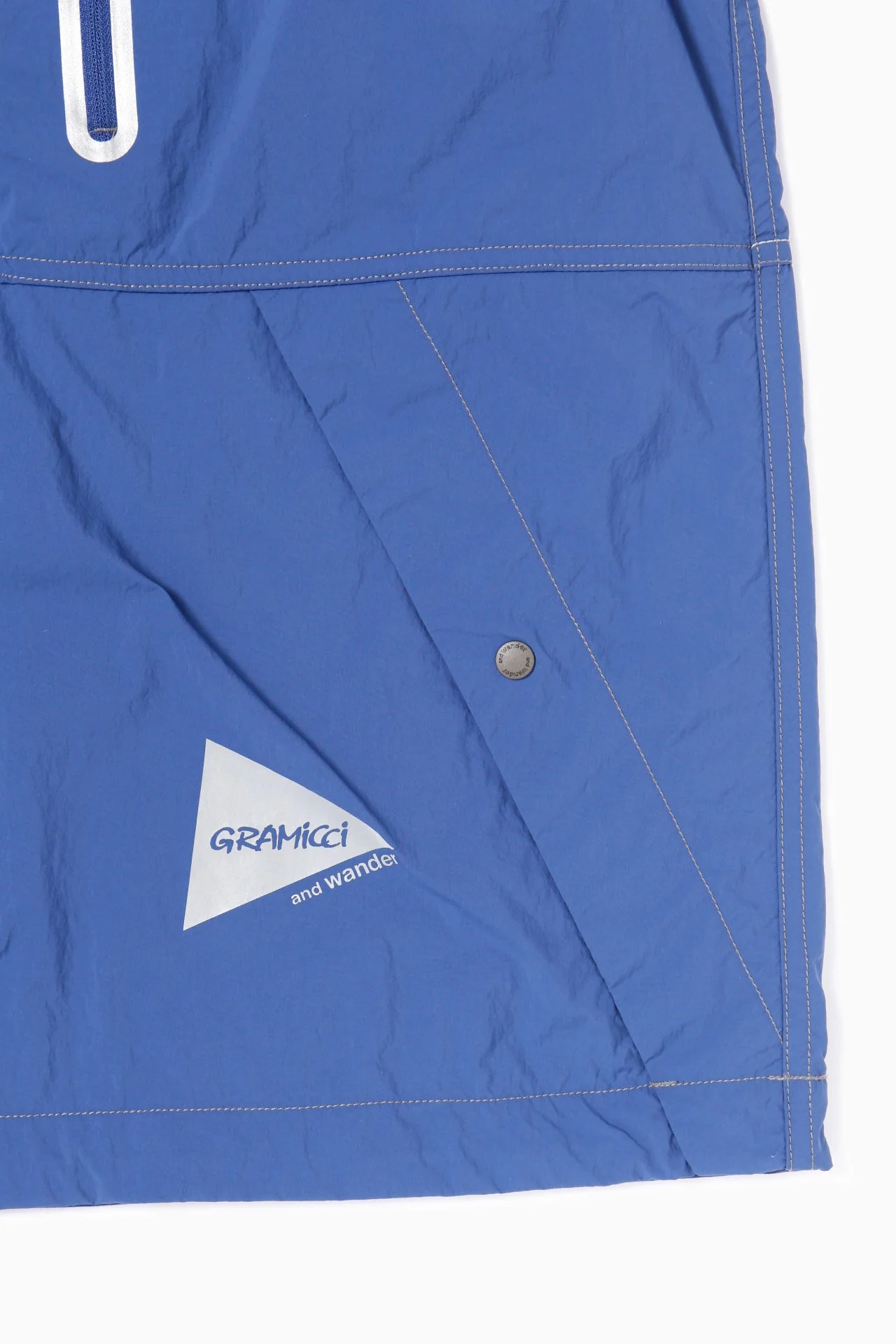Gramicci x and wander Brushed Nylon Vest (Blue) - Image 8