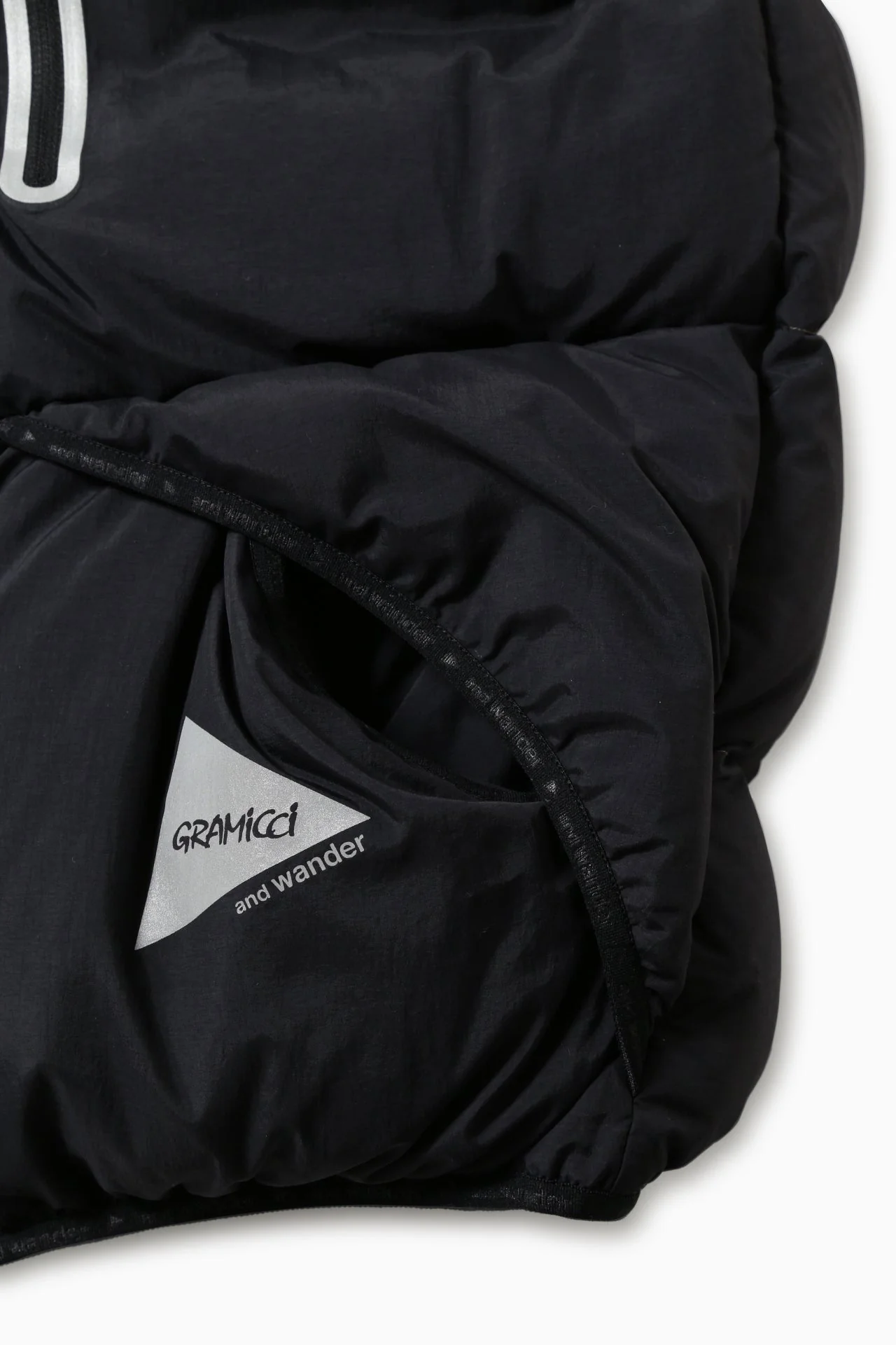 Gramicci x and wander Down Vest (Black) - Image 11