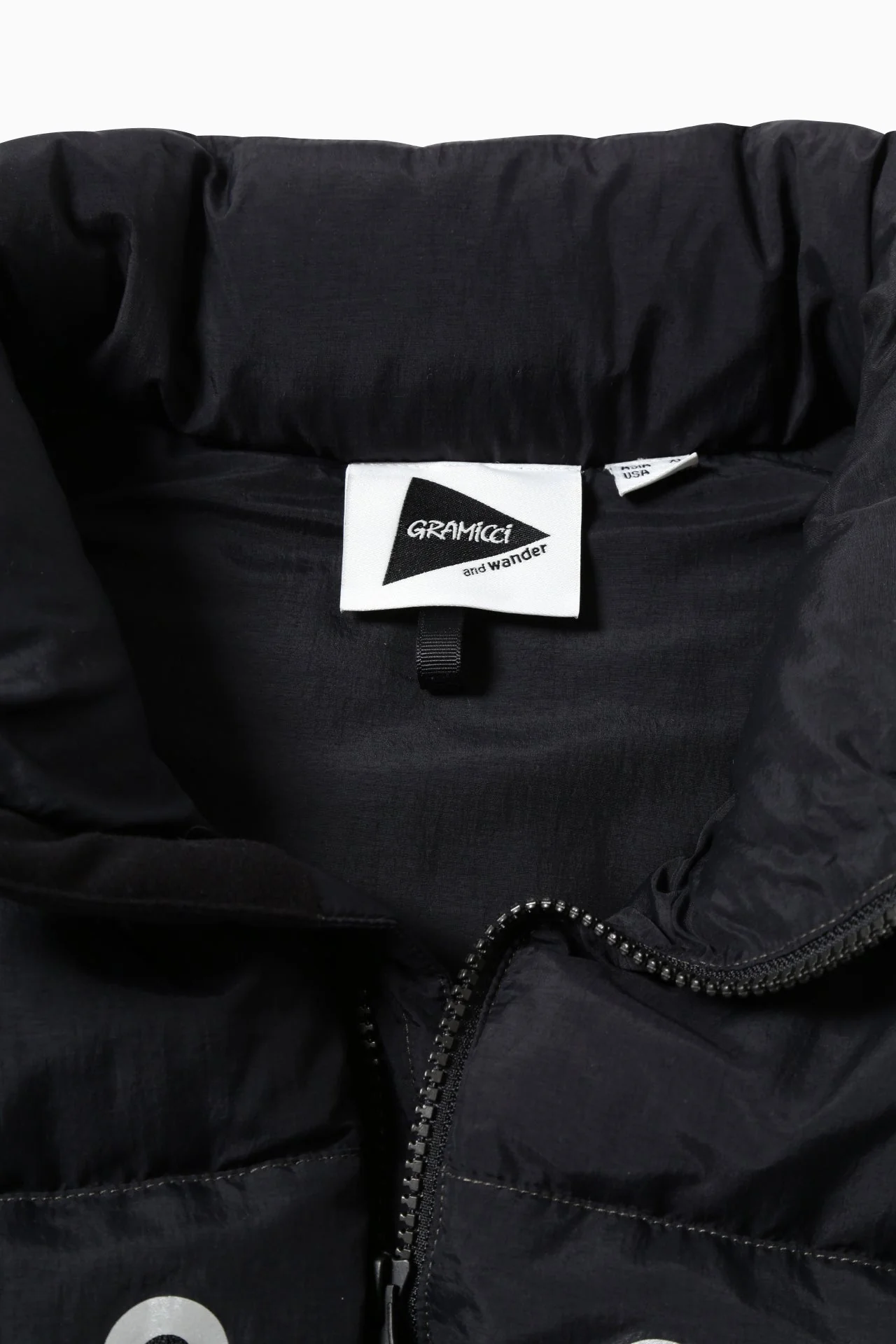 Gramicci x and wander Down Vest (Black) - Image 17